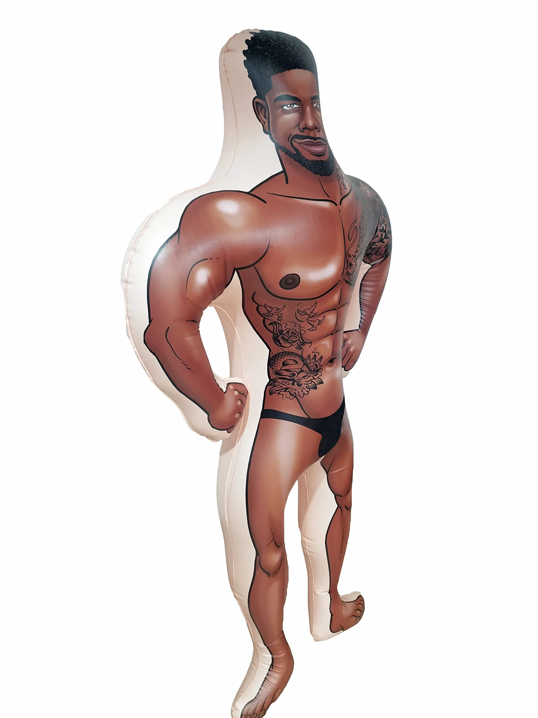 Alandra Party Javon - Bambola gonfiabile Hunk, 1,5 m, tinta unita