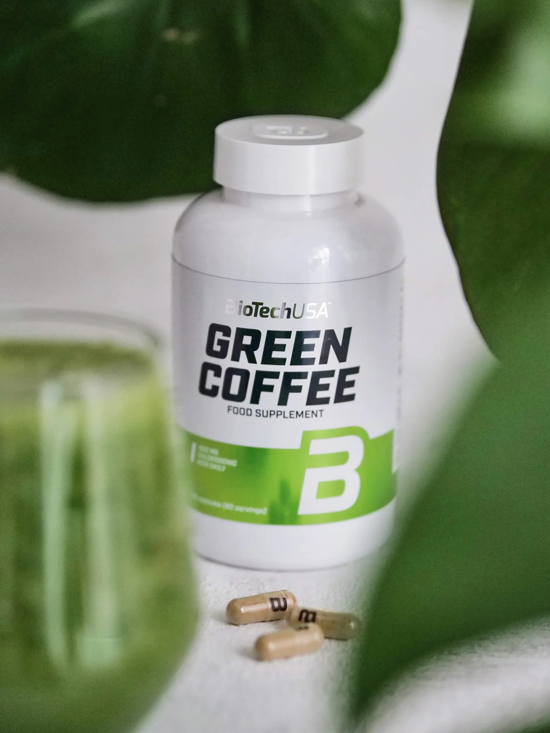BioTechUSA Green Coffee Estratto di Caffè Verde e Cromo 120 Capsule Supporta Metabolismo e Zucchero nel Sangue