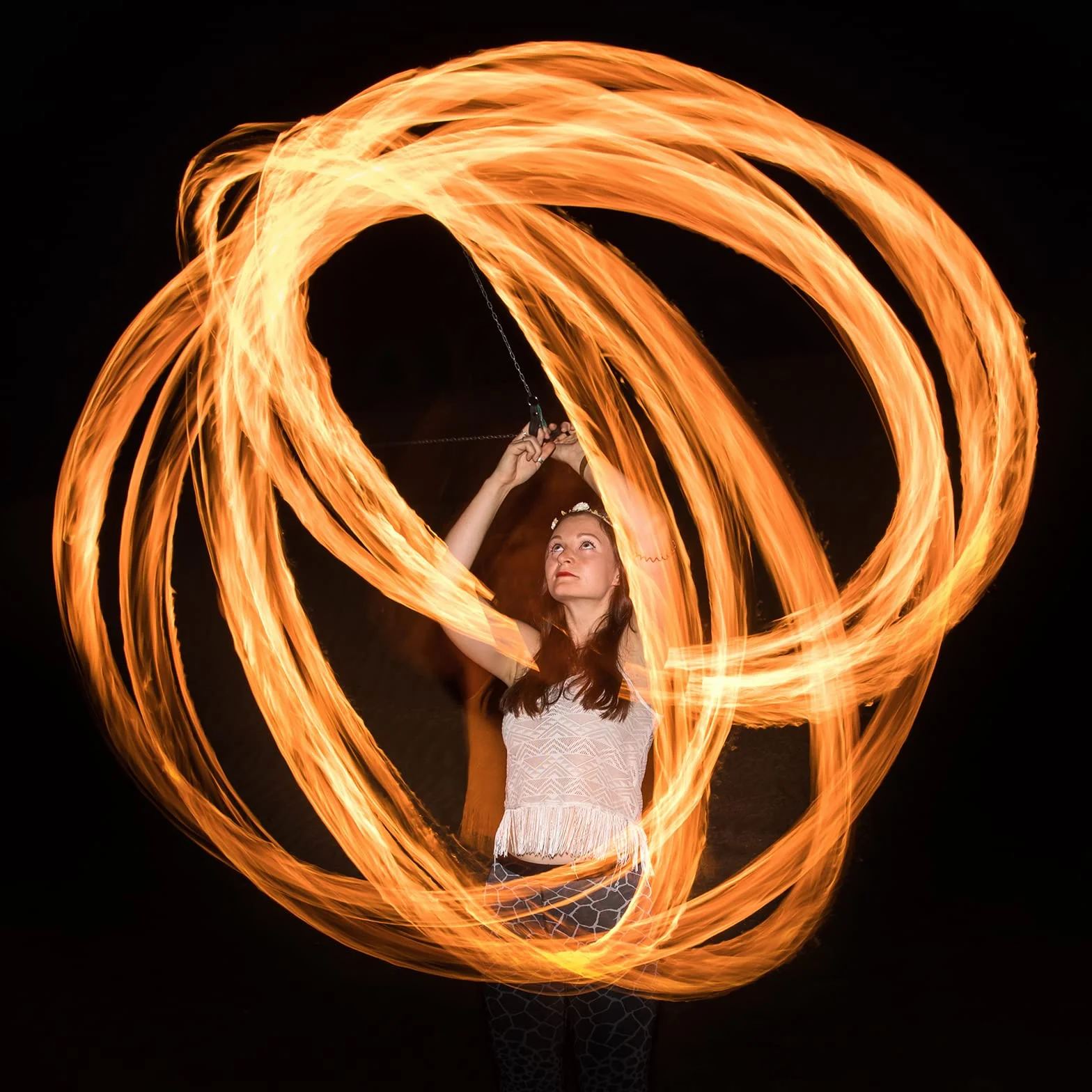 Juggle Dream - Coppia di catene di fuoco con stoppino in kevlar da 50 mm