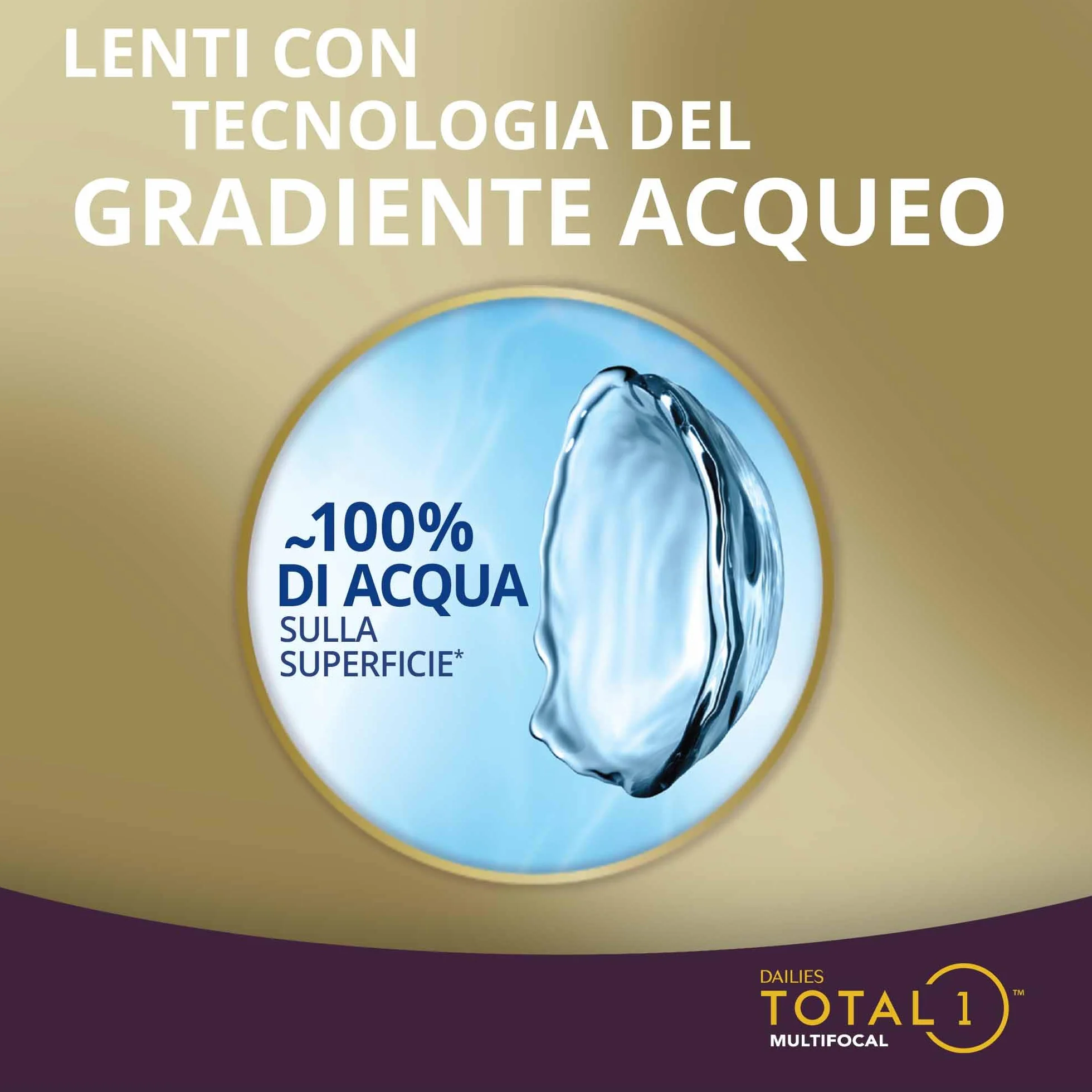 Dailies Total 1 Multifocal lenti a contatto giornaliere 30 pz BC 8.5 DIA 14.1 ADD LOW +02.25