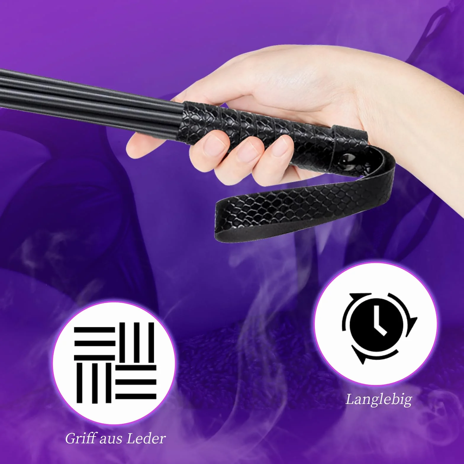 Frusta in Pelle Bondage Flogger per Adulti Sesso BDSM