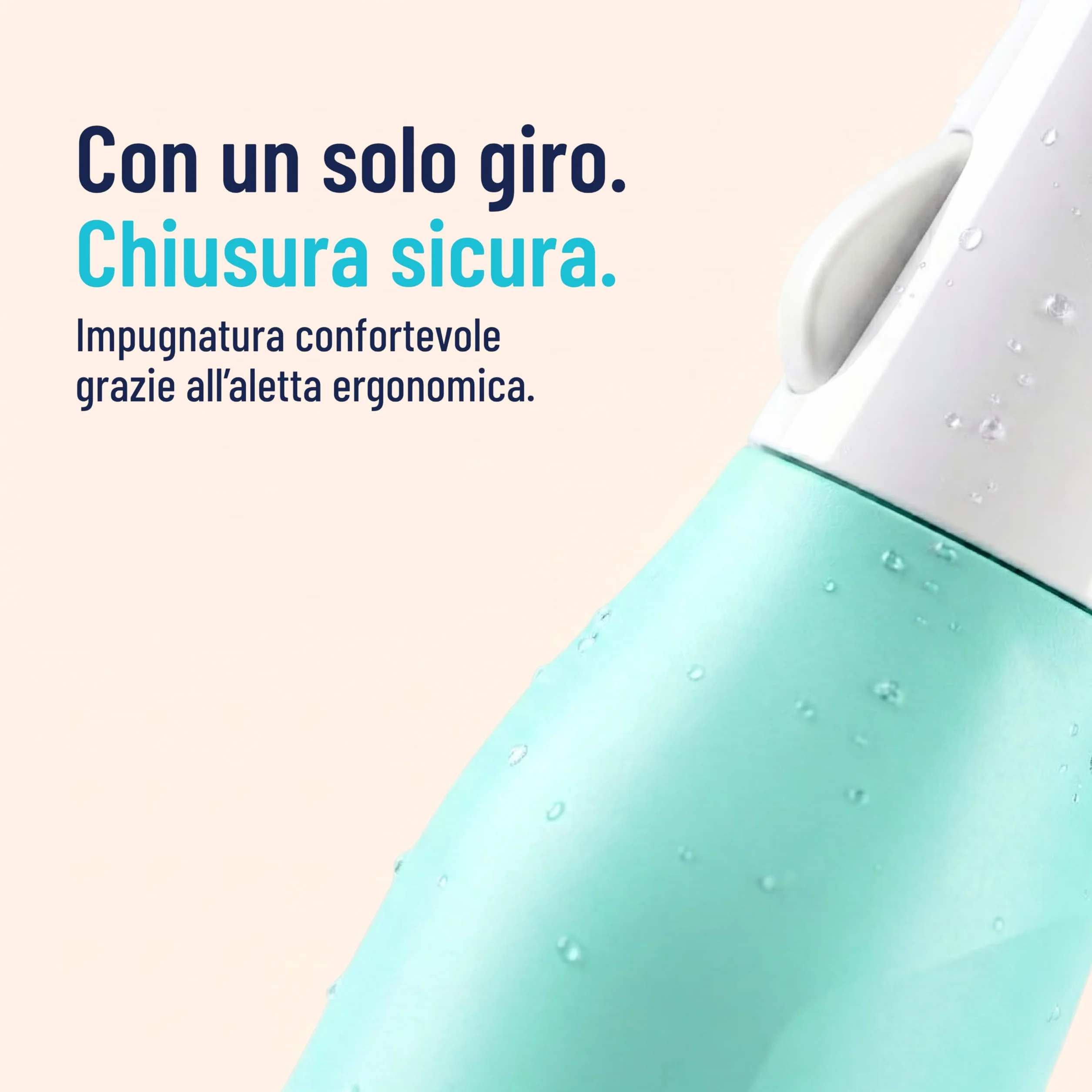 Doccia intima per glutei, 0% chimica, 100% acqua, senza batterie, sostenibile