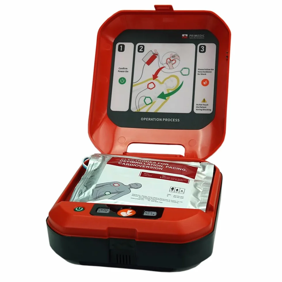 Primedic HeartSave Y Defibrillatore, scarica manuale, 8 anni garanzia, inglese/italiano