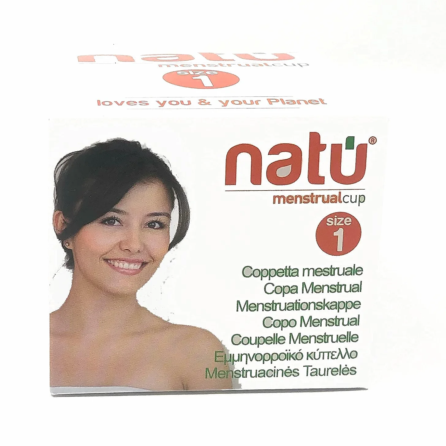 COPPETTA MESTRUALE NATU’ 1 MORBIDISSIMA FACILE INSERIMENTO ASSORBENTI CICLO 1