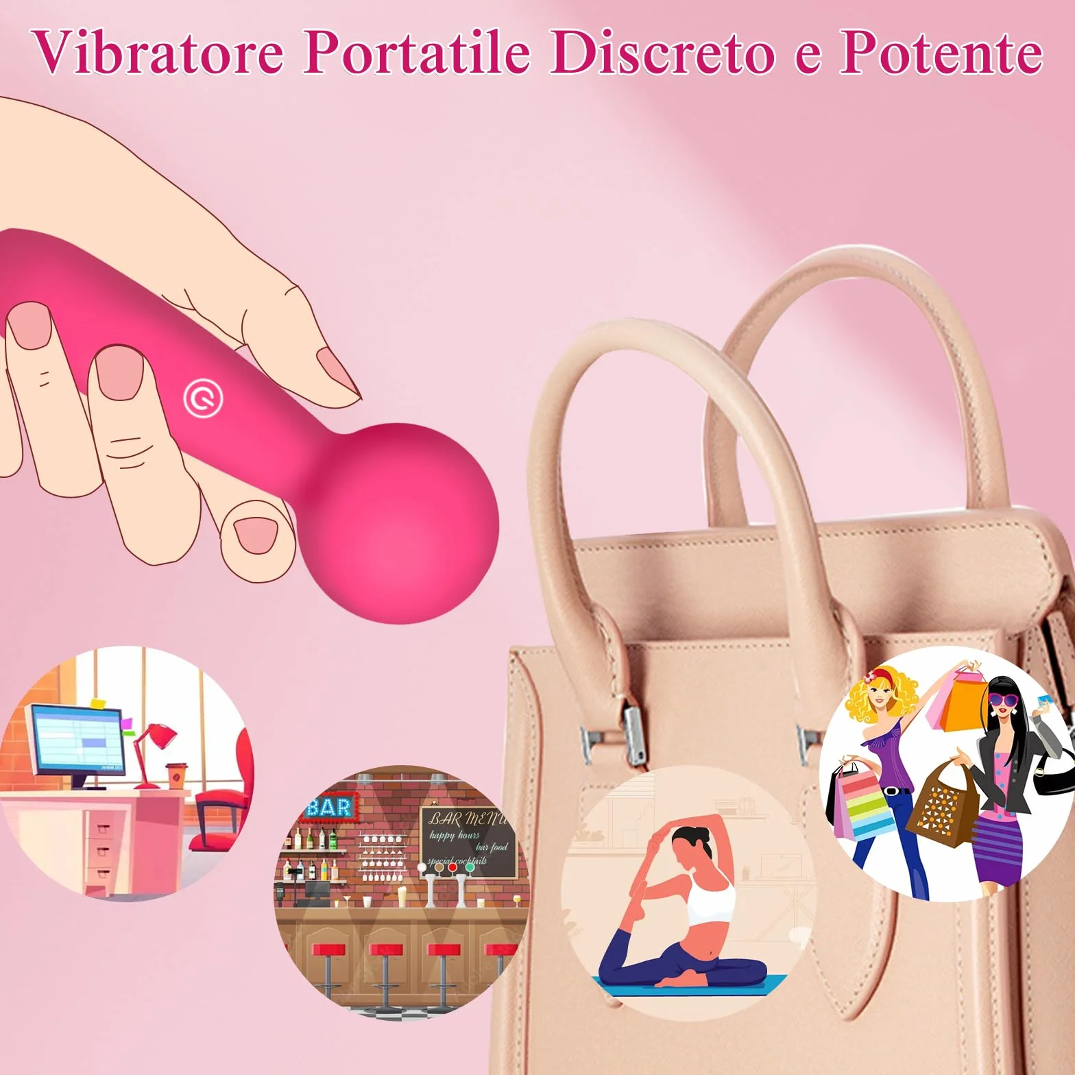 Vibratore Vibratoriper Donne Vibratoreper Donna Professionale Vibratoreper Donna Clotoride Vibratori (Rose)