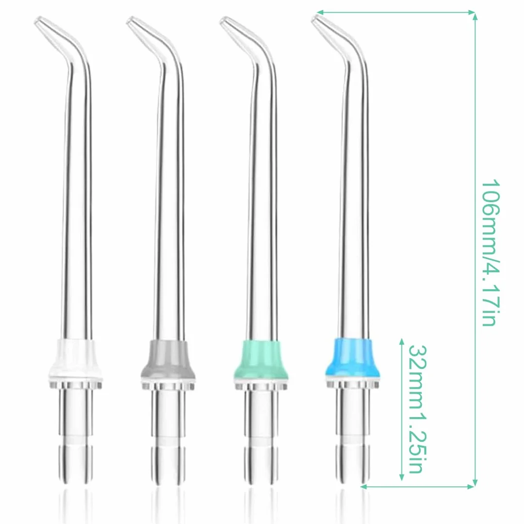 8 pezzi Ricambio Punte Spruzzo Dentario Acqua Idropulsore Ugello Accessori per Waterpik idropulsore dentale e Altri Irrigatori Orali