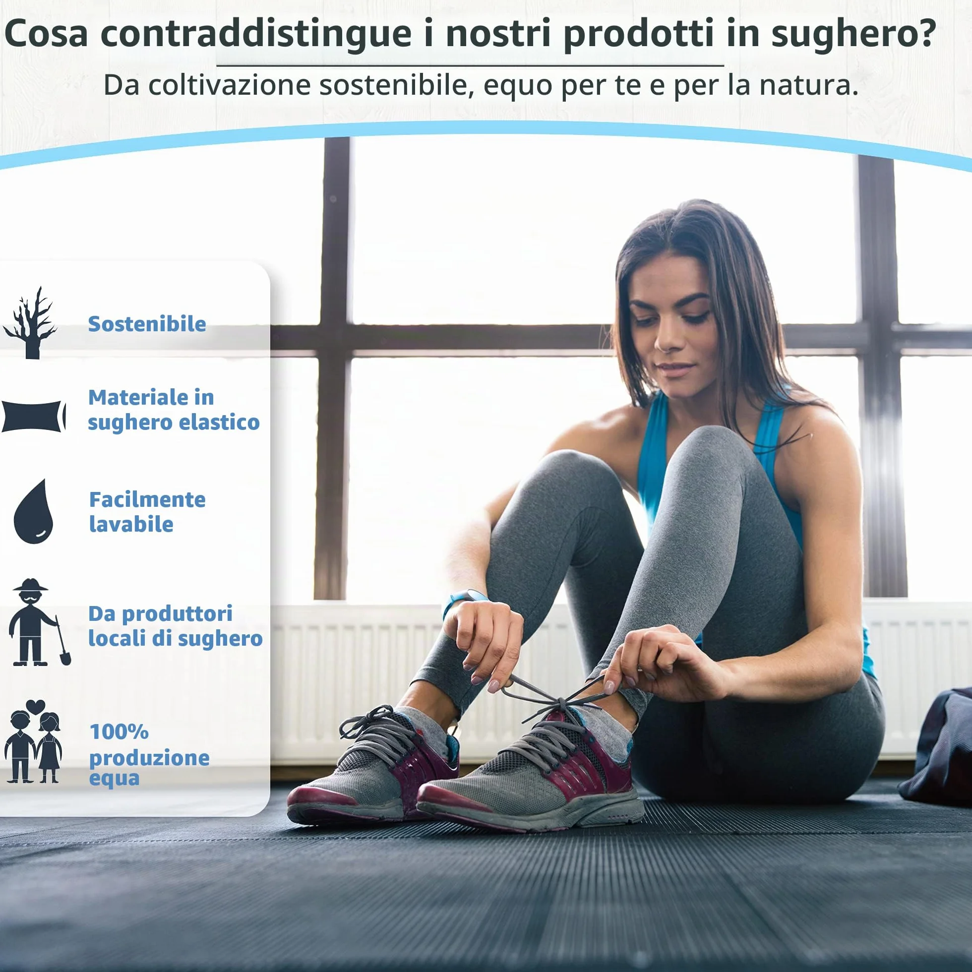 Palla da massaggio naturale, set da 7 cm – Pallina di sughero, palla fasciale per zone trigger zone (trigger punto training), fascite plantare, tensione schiena, spalla)