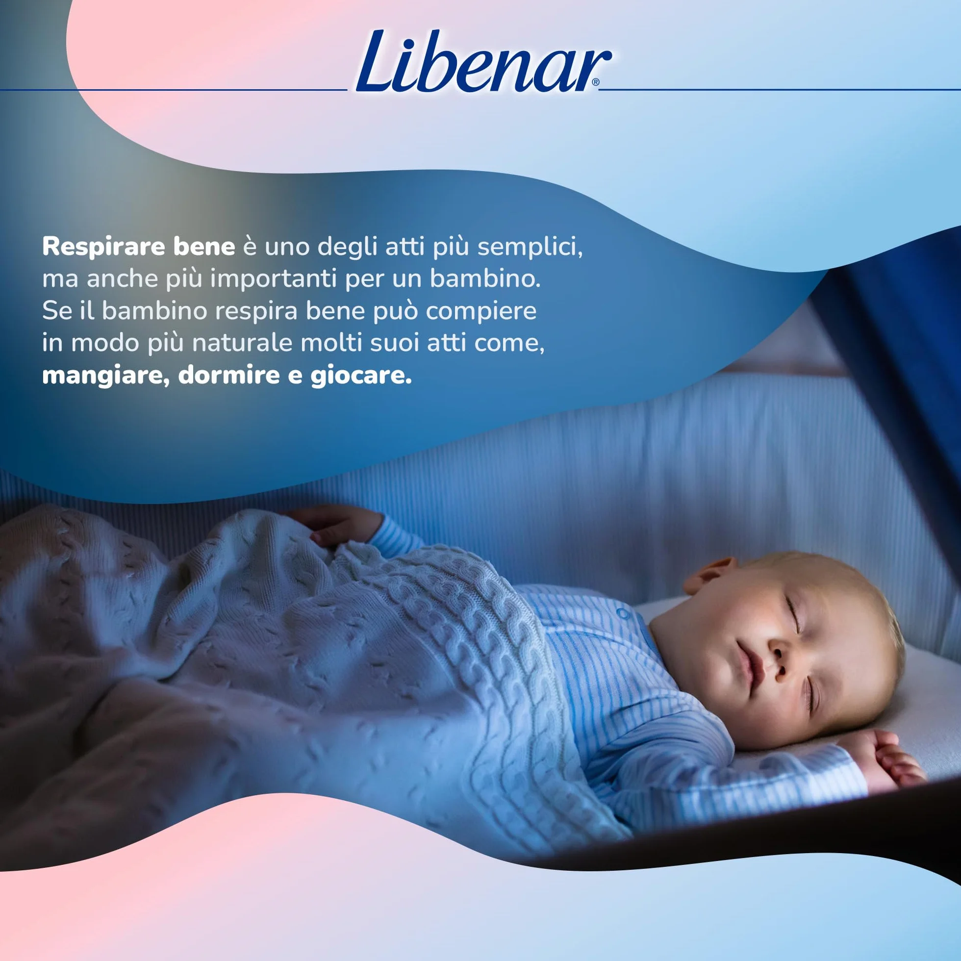 Libenar Fiale Aerosol Ipertoniche 3% per Inalazione, 18 Fiale da 4 ml