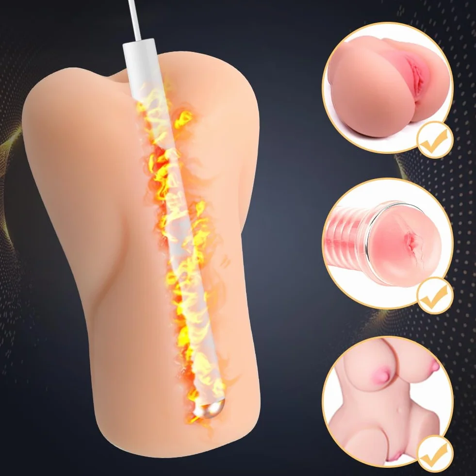 SXOVO Asta Riscaldante per Sex Toy, Bastone Riscaldante per Masturbatore Uomo, Bastone Riscaldante USB a Temperatura Costante da 42°C, Accessori per Sex Toys Uomo (Bianco)