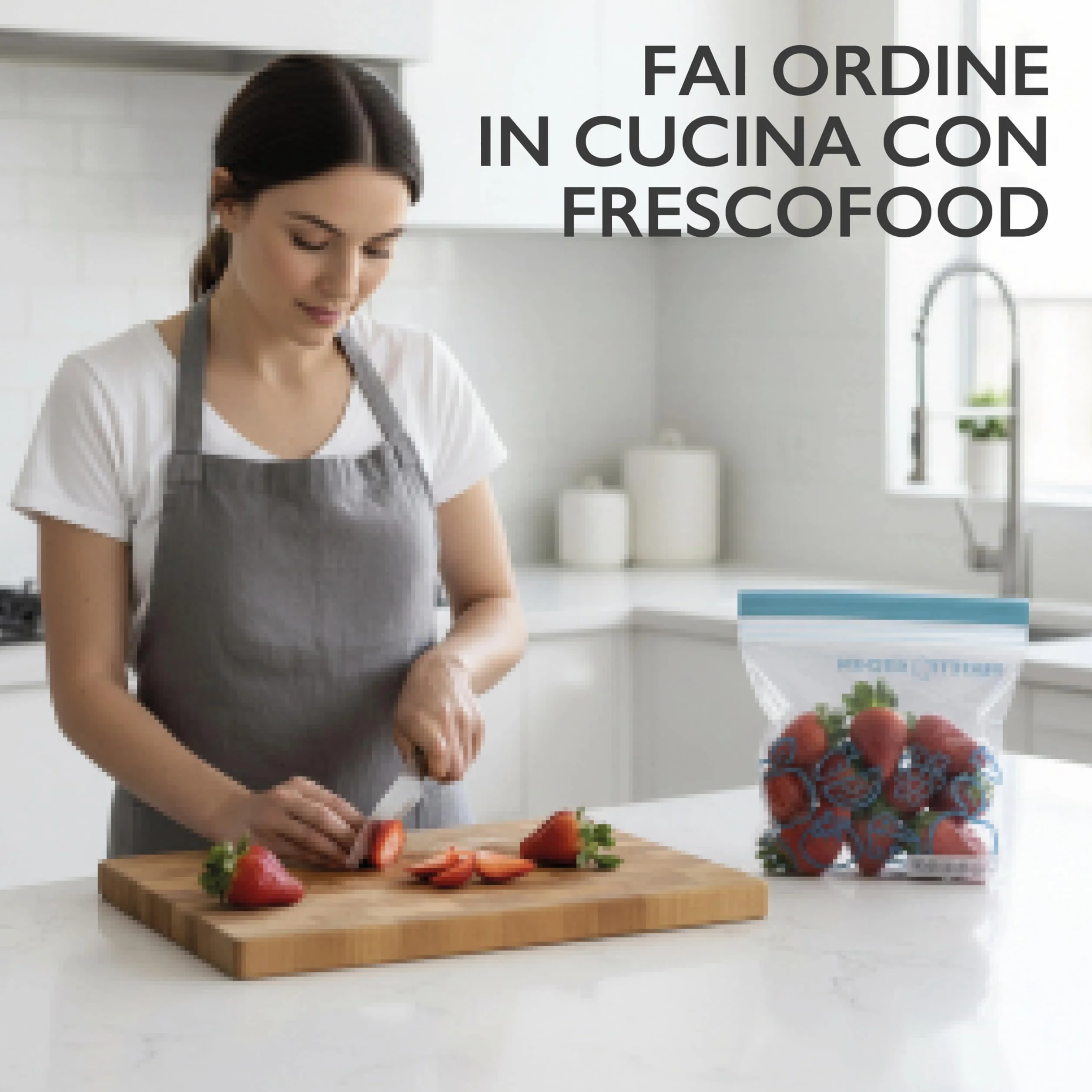Perfetto Kitchen Frescofood Sacchetti Richiudibili per Alimenti XS 17x15 cm, 25 sztuk