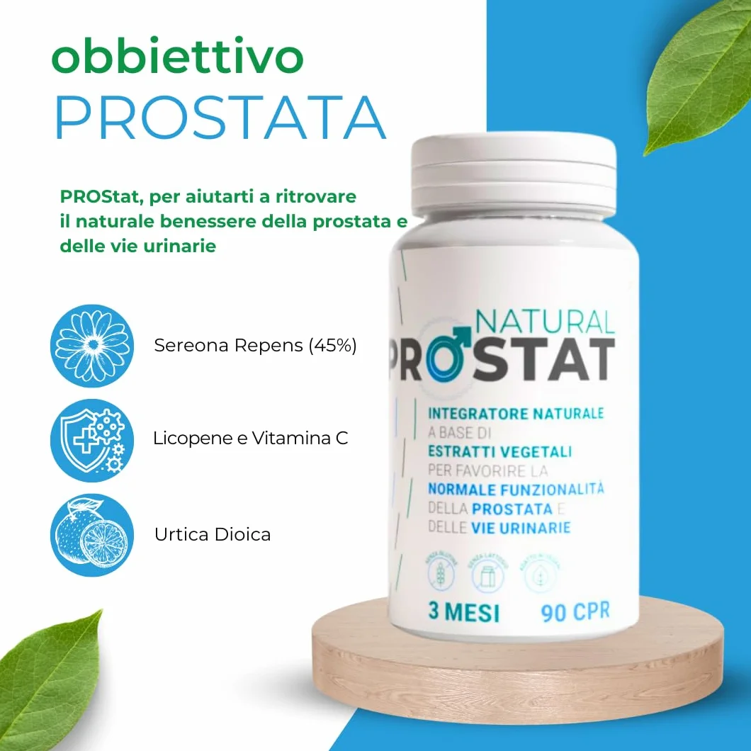 PROSTAT SERENOA REPENS 180 cpr Integratore Prostata con Serenoa e Licopene 400MG 6 Mesi