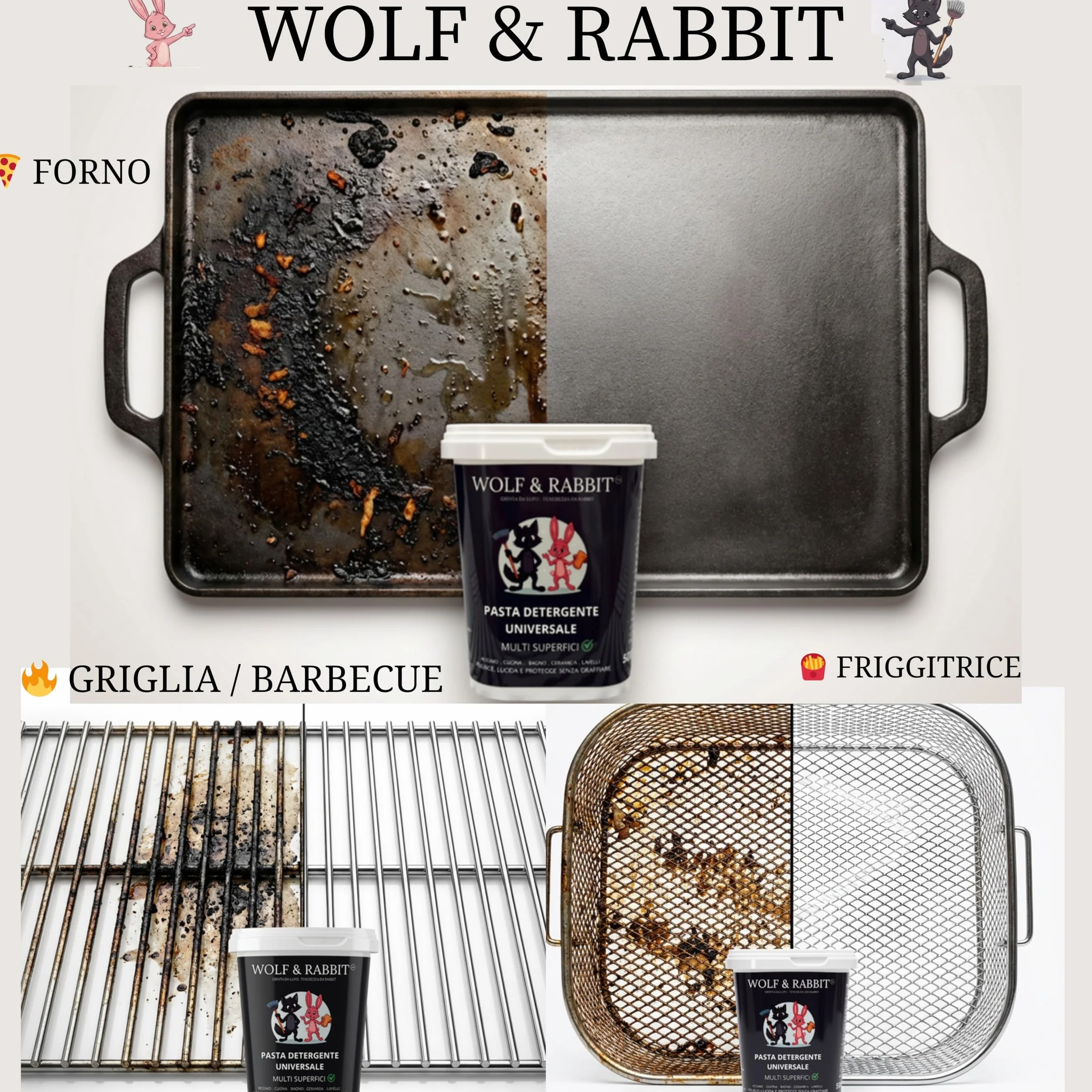 WOLF & RABBIT Pasta Pulente Universale 500g
