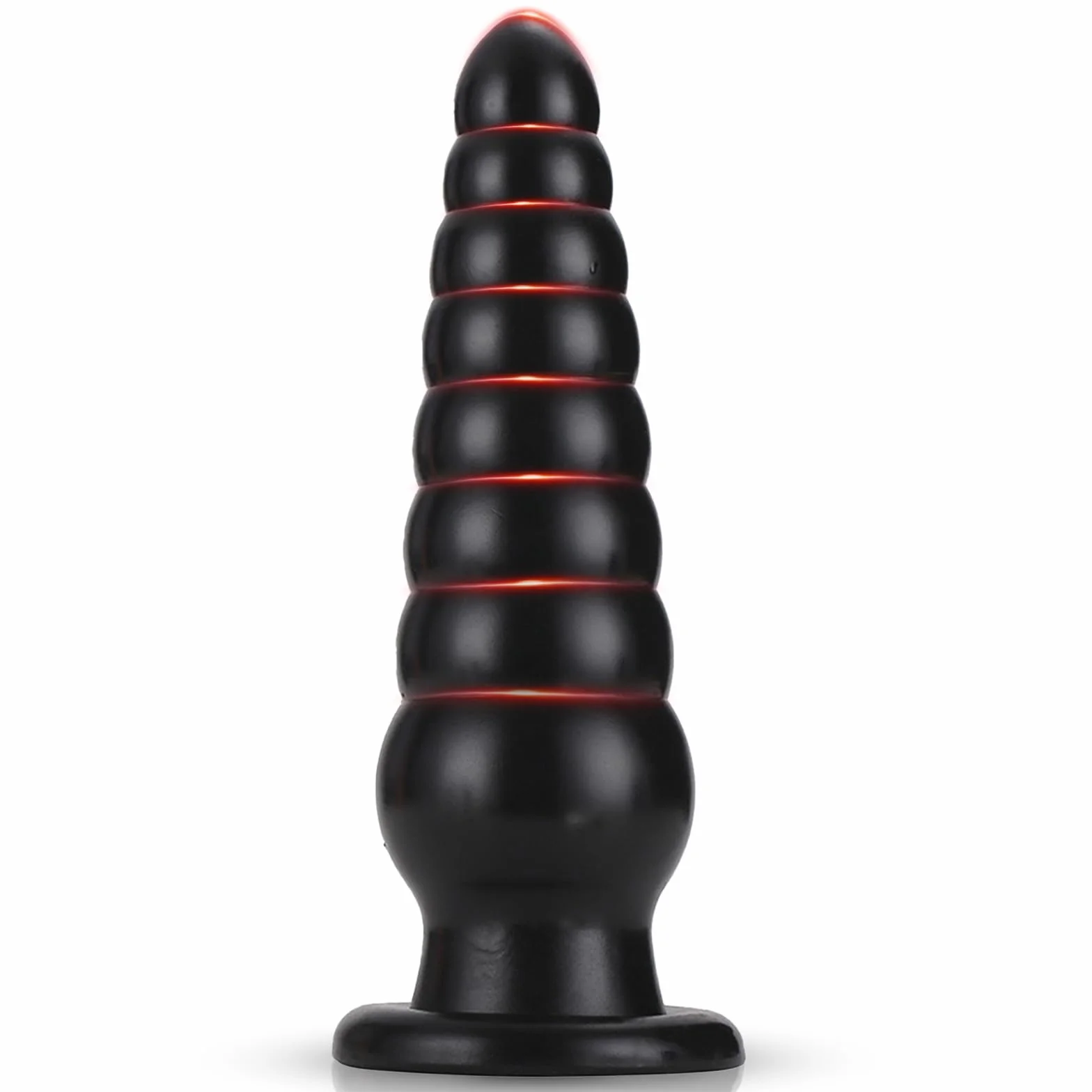 BDSMYOU Plug Anale Dildo Anale Dildo XXL Gigante con 8 Palline Anali e Ventosa,Sex Toys Extra Large Dilatatore Ano per Donna Uomo,Toys Sessuali per Donna Uomini Coppie (Nero)