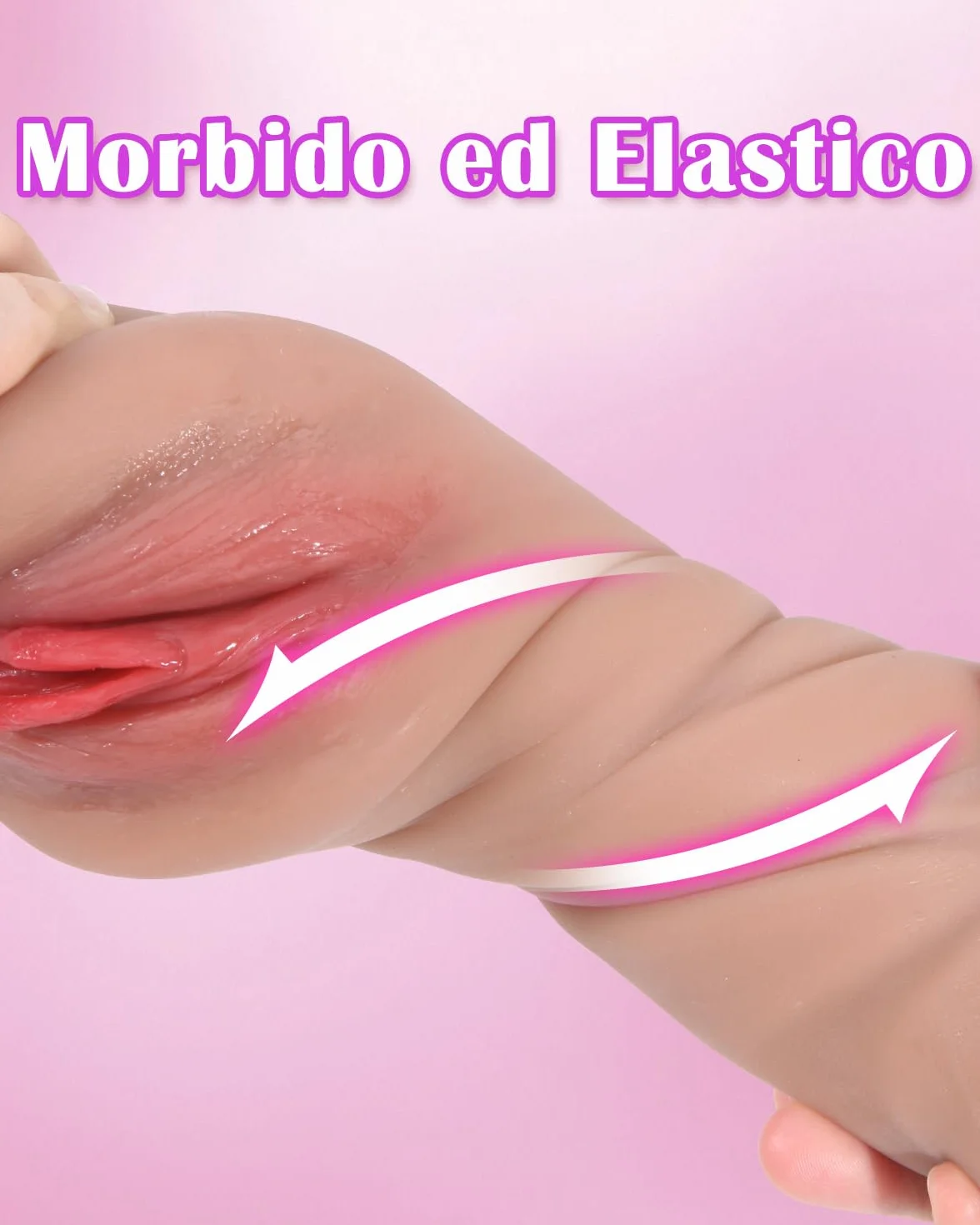 Masturvatore per Uomo Realista con Accesso Vaginale e anale | Masturbatore Sex Toys Sextoysys Uomo | Figa/Vagina Finta Sexy Toys Sessuali per Uomini