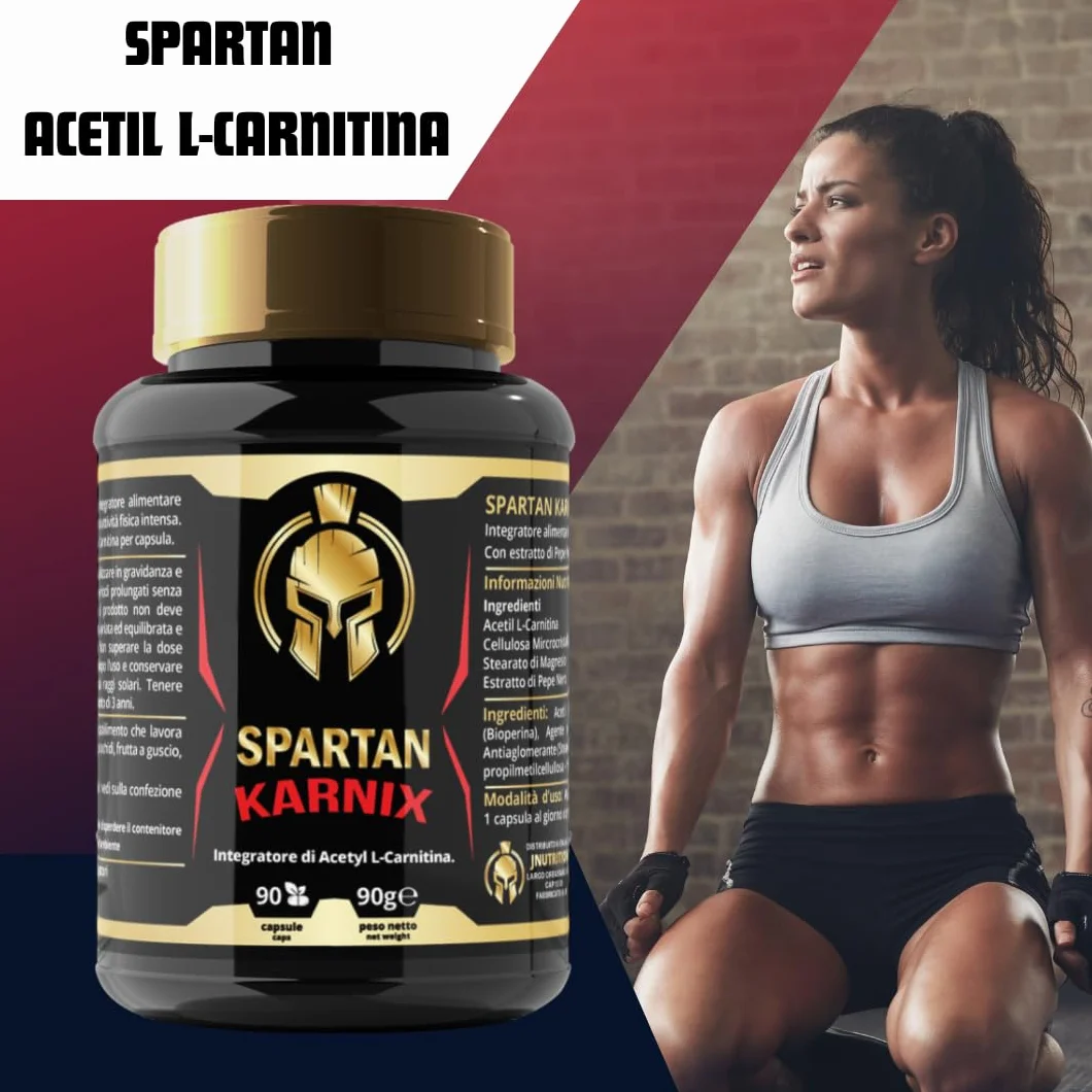 Karnix Acetil L-carnitina con capsula vegetale 1grammo di altissima qualità.