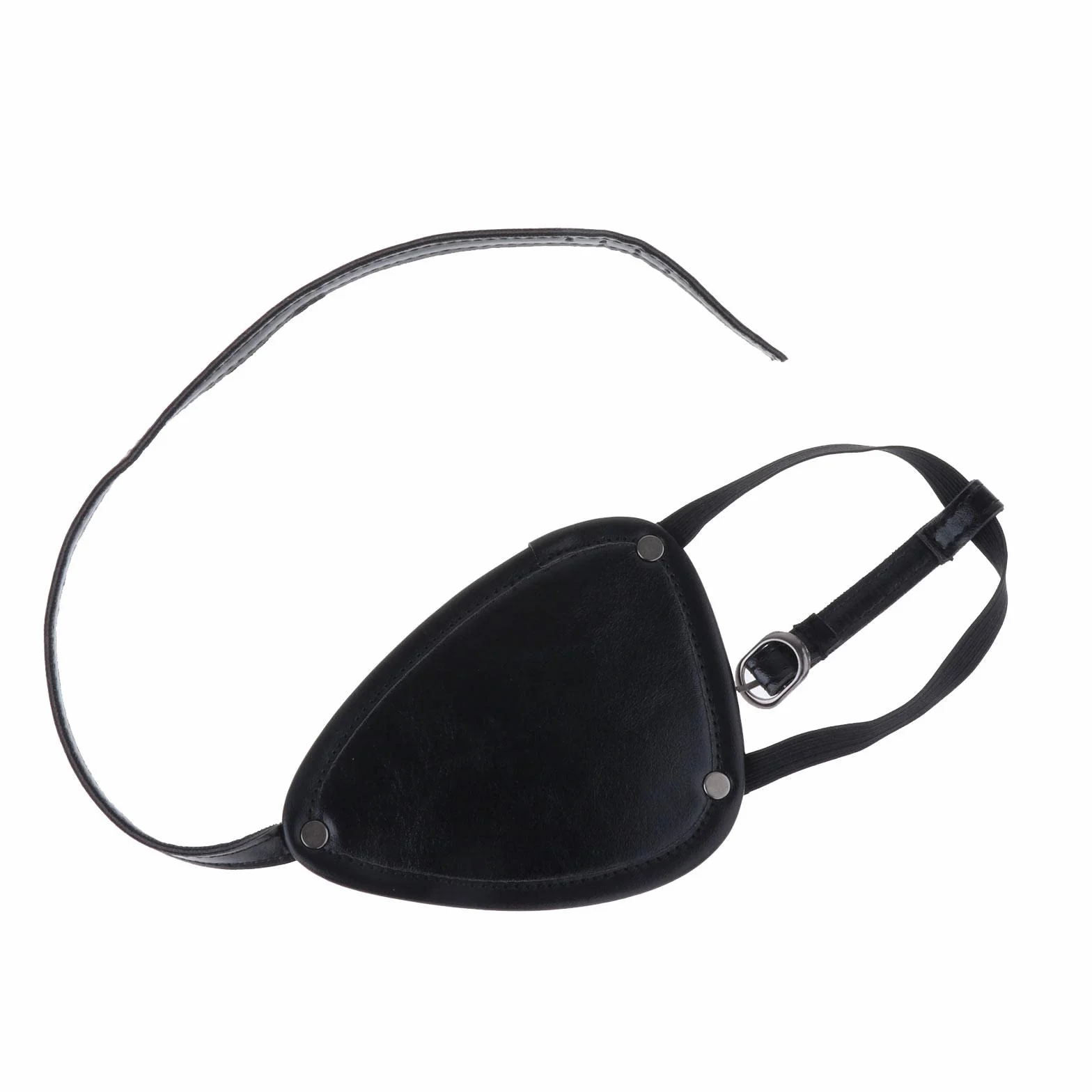Benda per occhi da pirata regolabile 13x10 cm per cosplay adulti