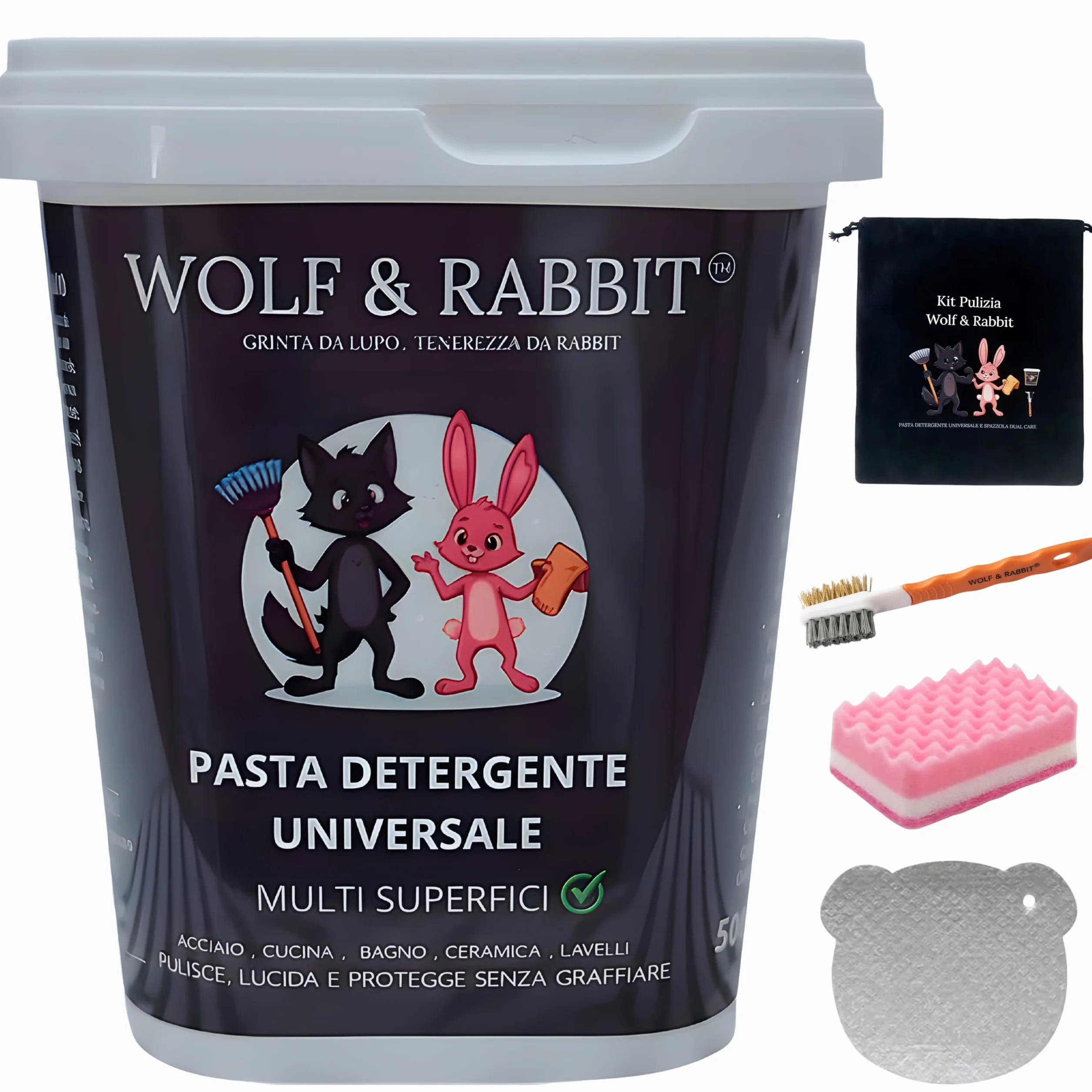WOLF & RABBIT Pasta Pulente Universale 500g