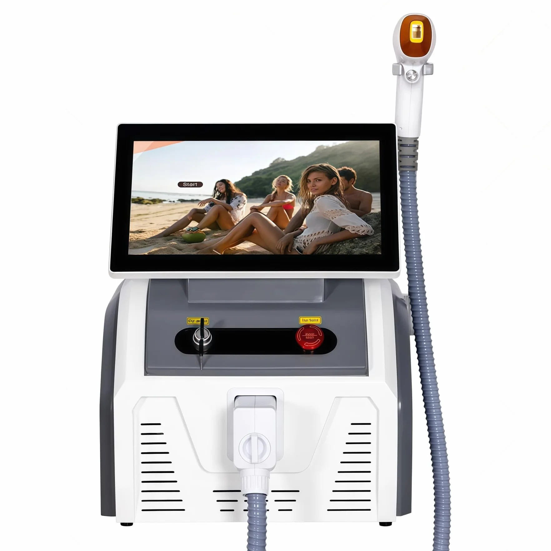 4000W Professional Diodo Laser Depilator 4 lunghezze d'onda 808nm 755nm 940nm 1064nm punto di raffreddamento depilazione laser per tutti i colori della pelle