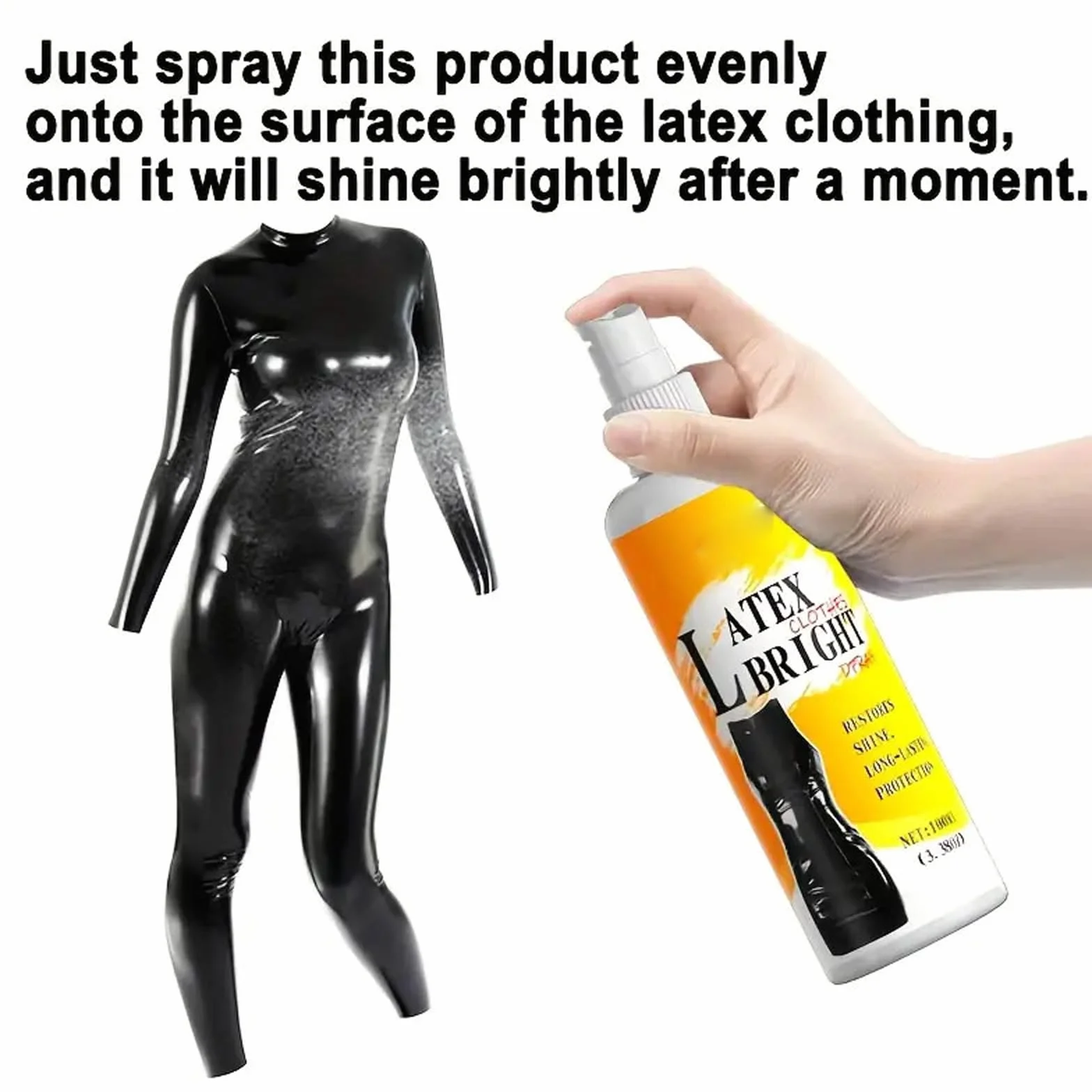 Spray in lattice lucido 100 ml con asciugamano per pulizia, rivestimento protettivo resistente all'umidità