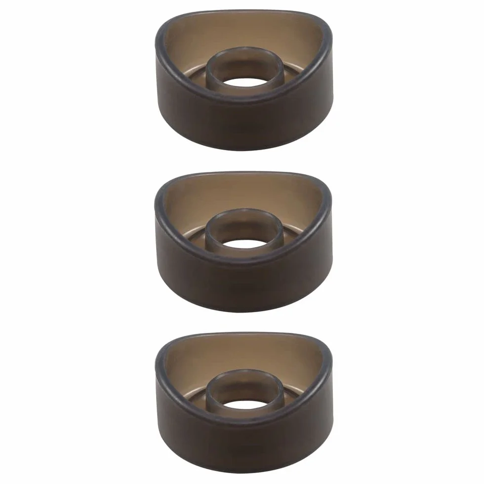 GUAINA UNIVERSALE MANICOTTO NERO PER POMPE A VUOTO SVILUPPATORE EREZIONE UOMO 3 PZ