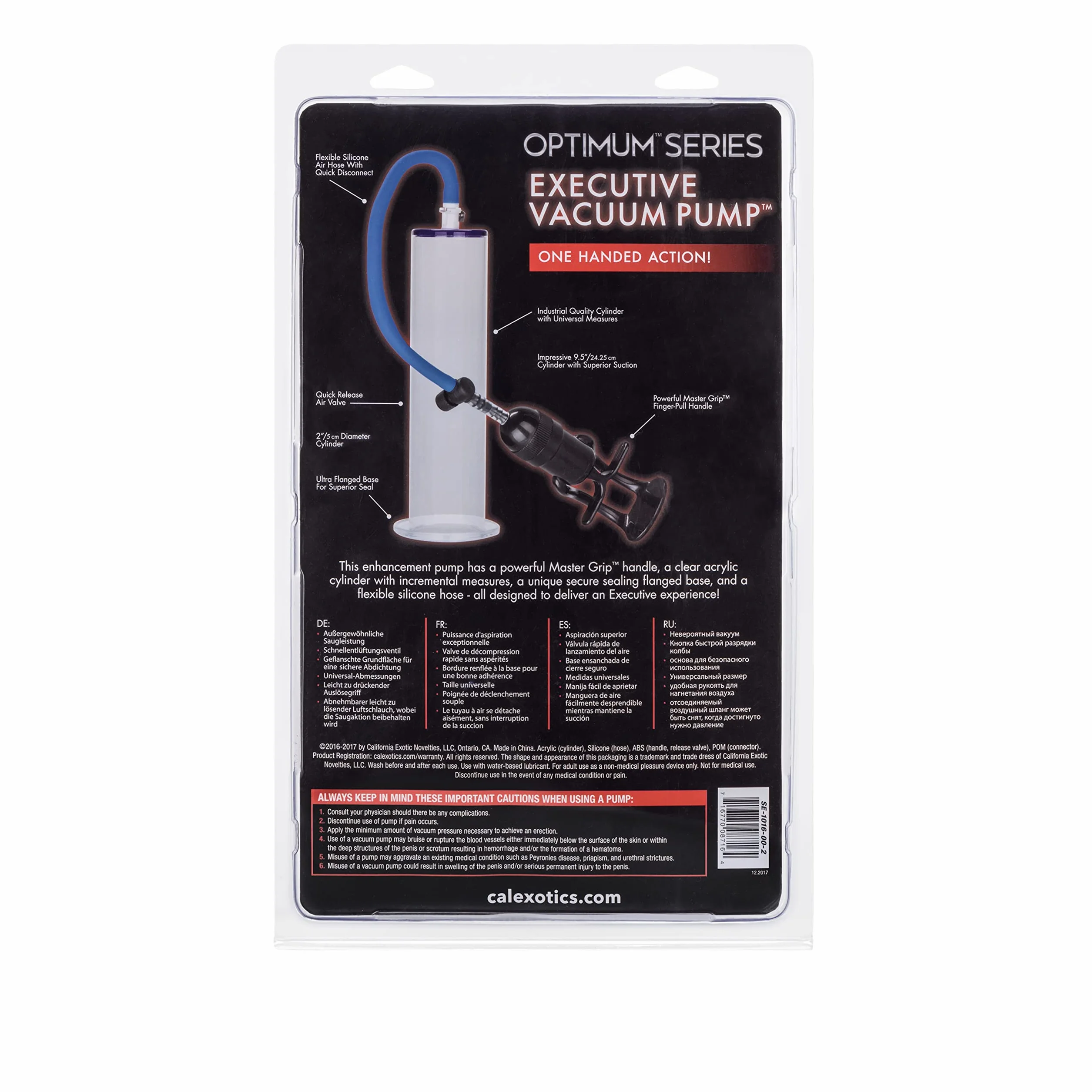 CalExotics Pompa per vuoto Executive SE-1016-00-2 Optimum Series