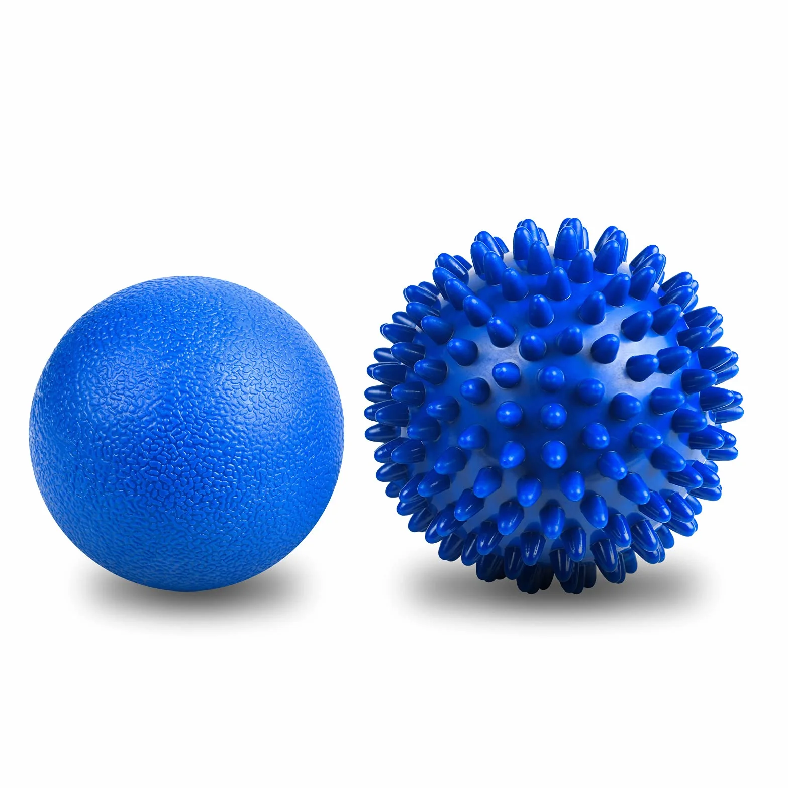 URAQT Set di 2 palline per massaggio a punte, per terapia fisica, palla di lacrosse dura e palla da massaggio con punte per rilassamento miofasciale e massaggio profondo dei trigger point