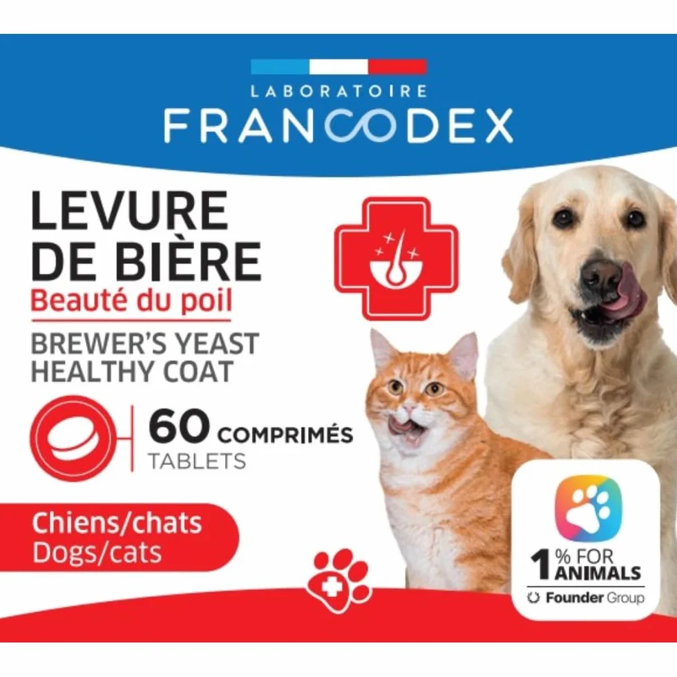 Francodex Lievito di Birra Cane Gatto 60 Compresse