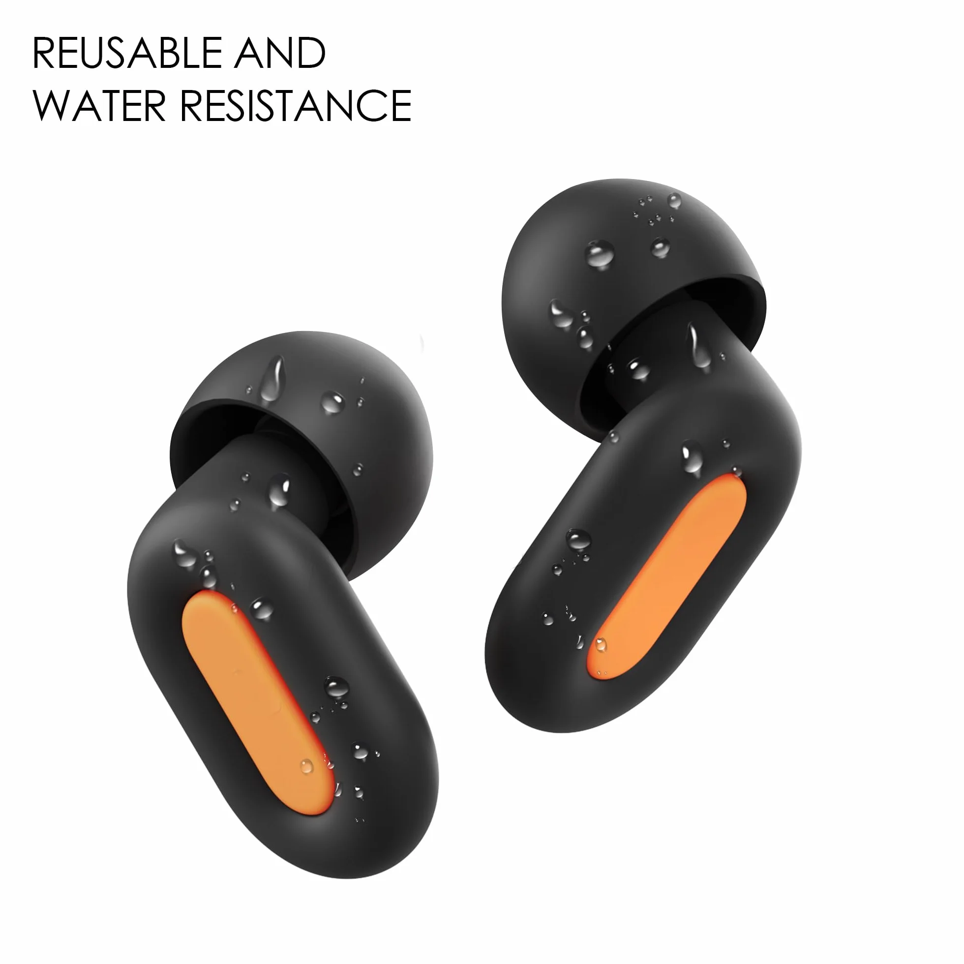 #1 Tappi Orecchie Dormire - Efficacia Scientifica contro Russare & Rumori | Tenuta -35dB Testata in Laboratorio | 4 Paia (XS-L) per Adattamento Personalizzato Senza Dolore