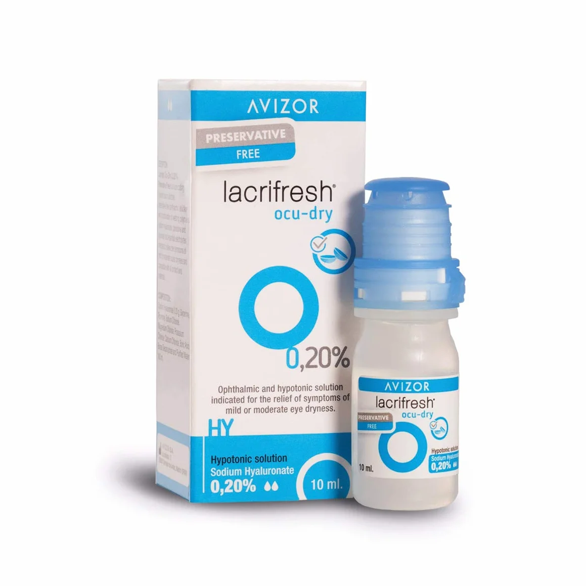 Avizor Lacrifresh Ocu-Dry 0,20%. Bottiglia Da 10 Ml Di Gocce Oculari Per Alleviare I Sintomi Di Irritazione Oculare. - 10 ml
