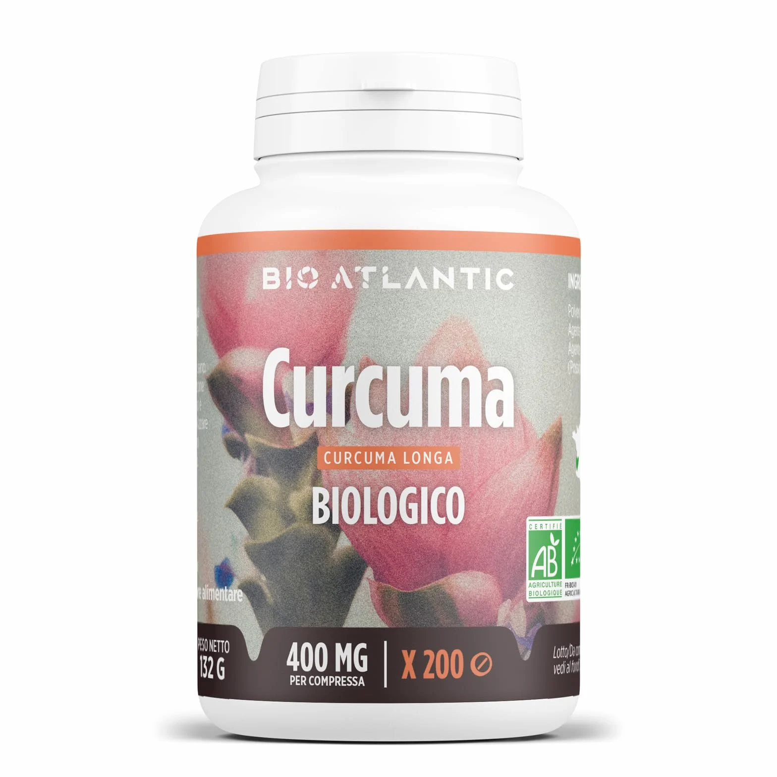 Curcuma Biologico 400 mg 200 compresse