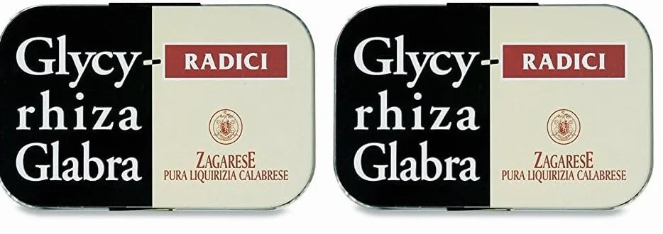 Glycy-rhiza glabra, Radici di liquirizia bio, 40g (Confezione da 2)