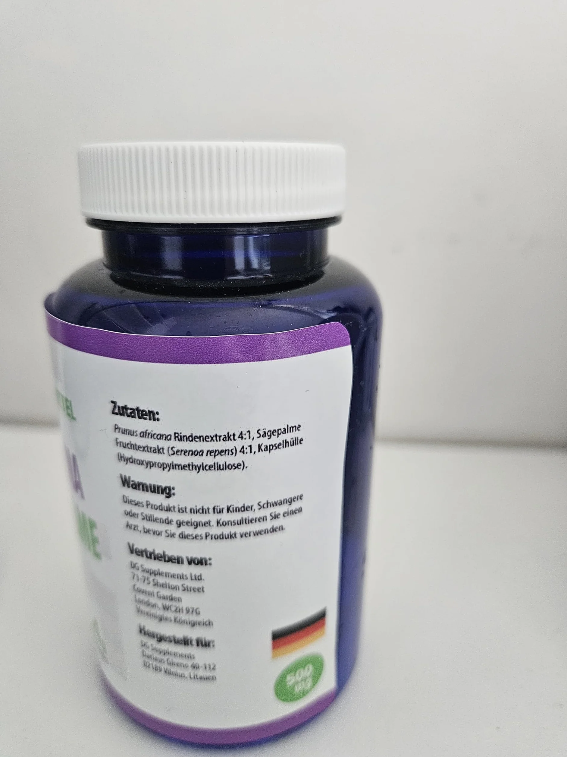Hepatica Saw Palmetto Serenoa repens estratto 4:1 500 mg 120 capsule vegane