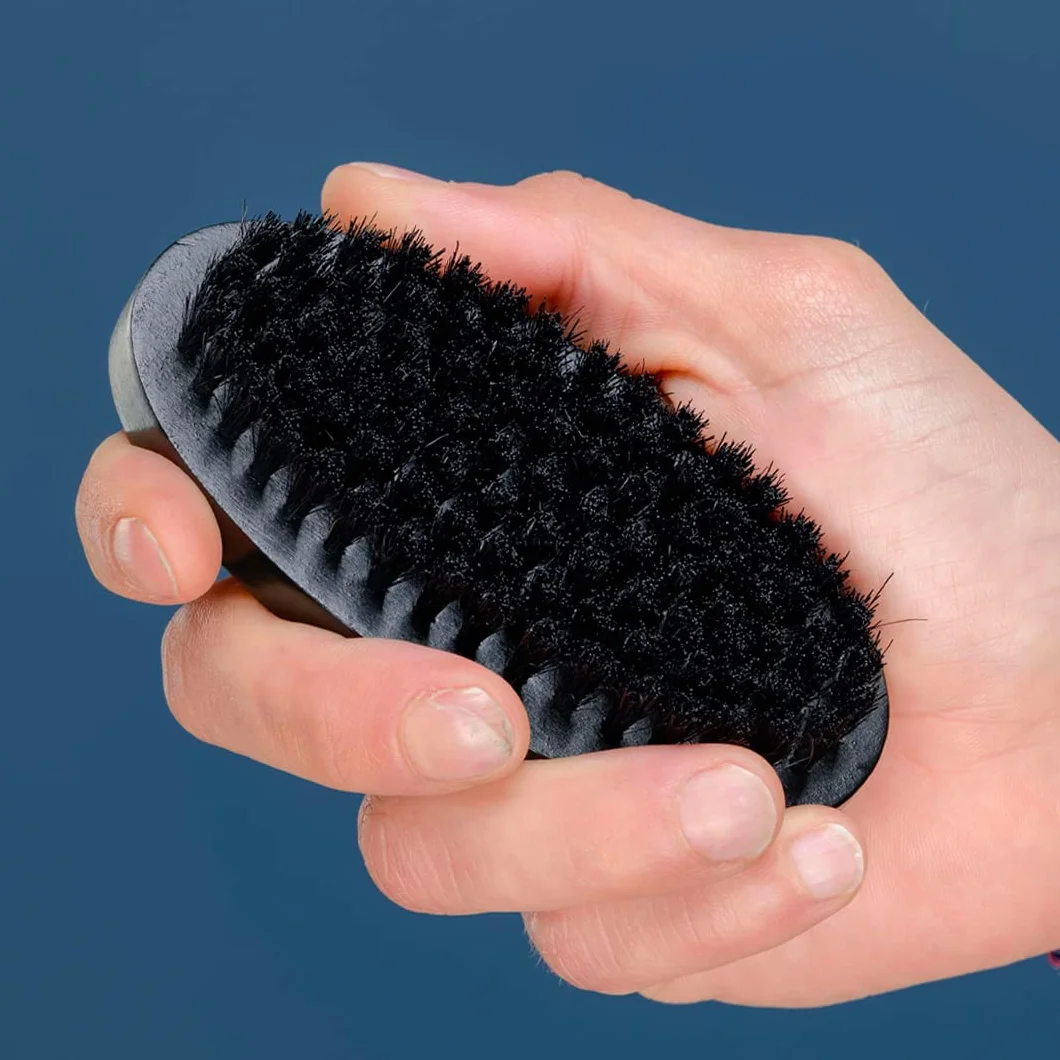 Sapiens Spazzola Barba Uomo in Setole di Cinghiale - Beard Brush per Pettinare e Disciplinare