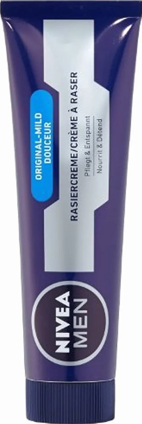 Nivea for Men Mild Shaving Cream treated relaxes by Nivea