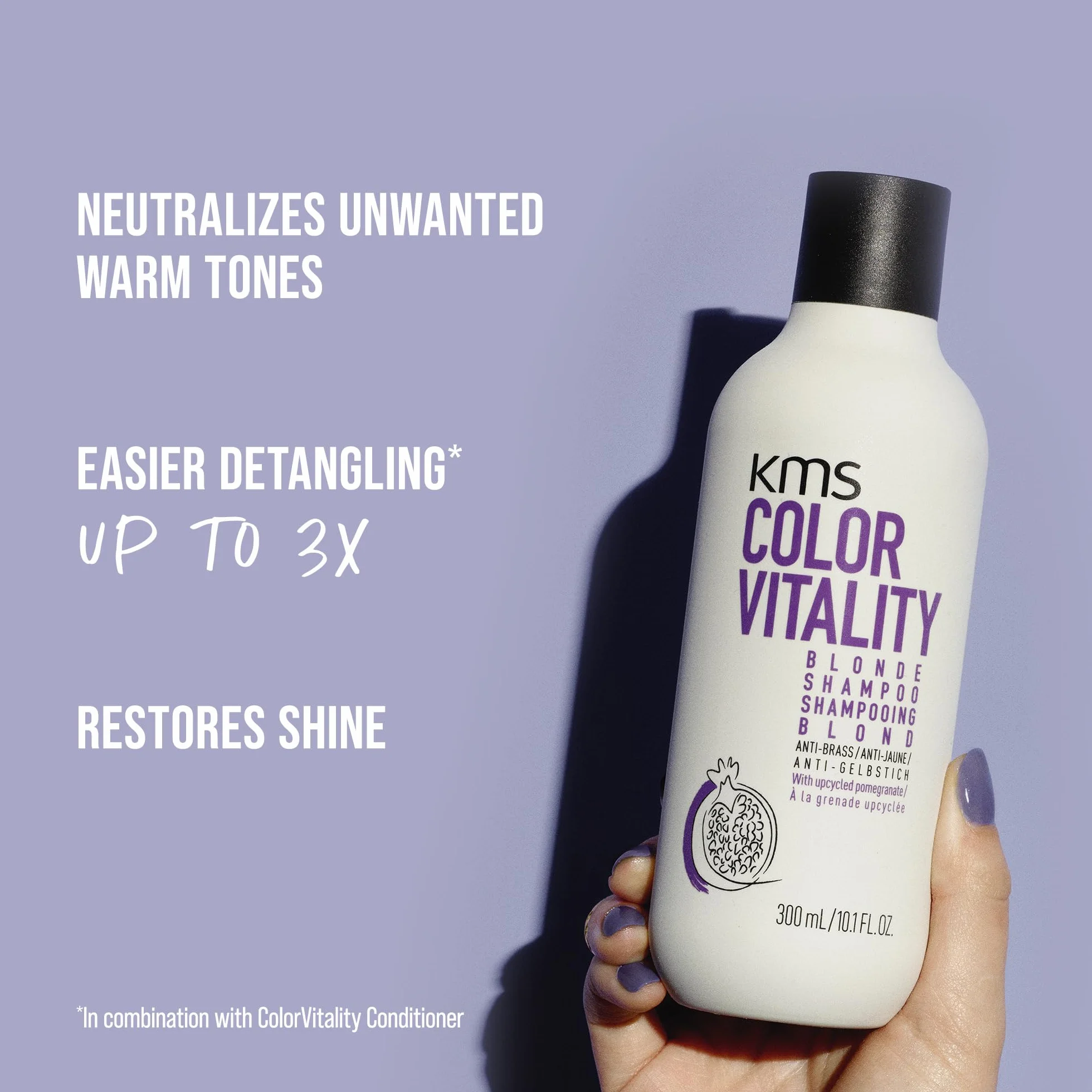 KMS ColorVitality Blonde Shampoo 300ml Antigiallo