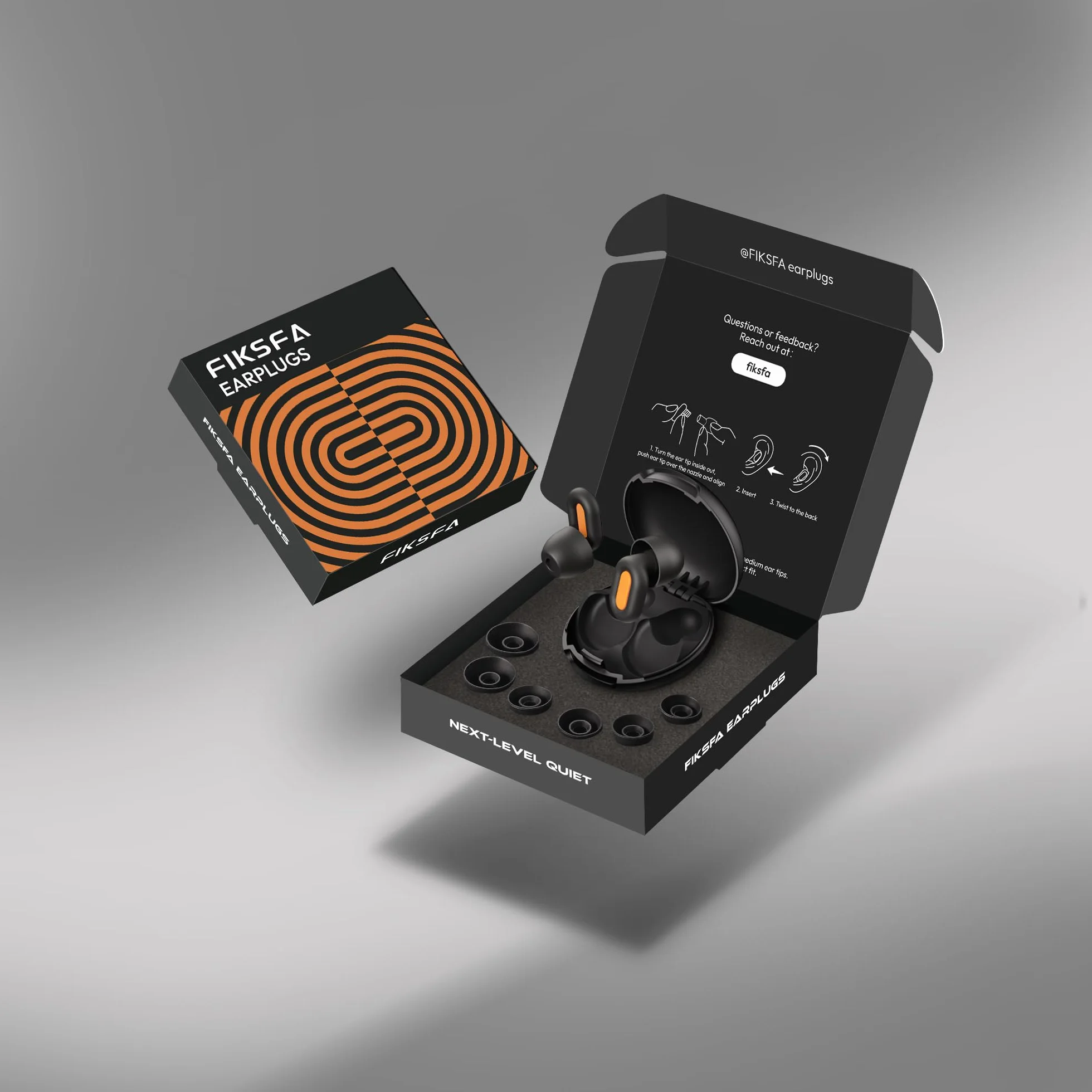 #1 Tappi Orecchie Dormire - Efficacia Scientifica contro Russare & Rumori | Tenuta -35dB Testata in Laboratorio | 4 Paia (XS-L) per Adattamento Personalizzato Senza Dolore