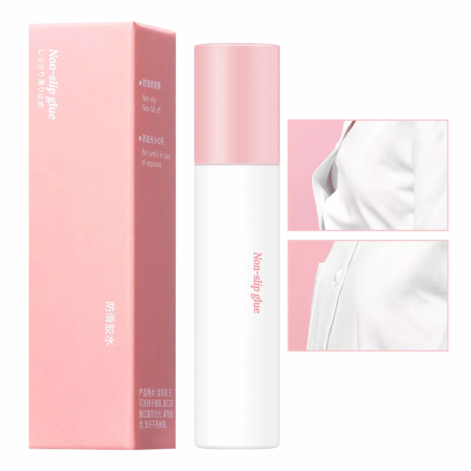 Body Adhesive Roll On, 20 g Skin Bonding Liquid, Non Slip Quick Drying Body Tape, Trasparente Sweatproof Glue Stick, ideale per Travel, Everyday Wear, Secure Sports Fit