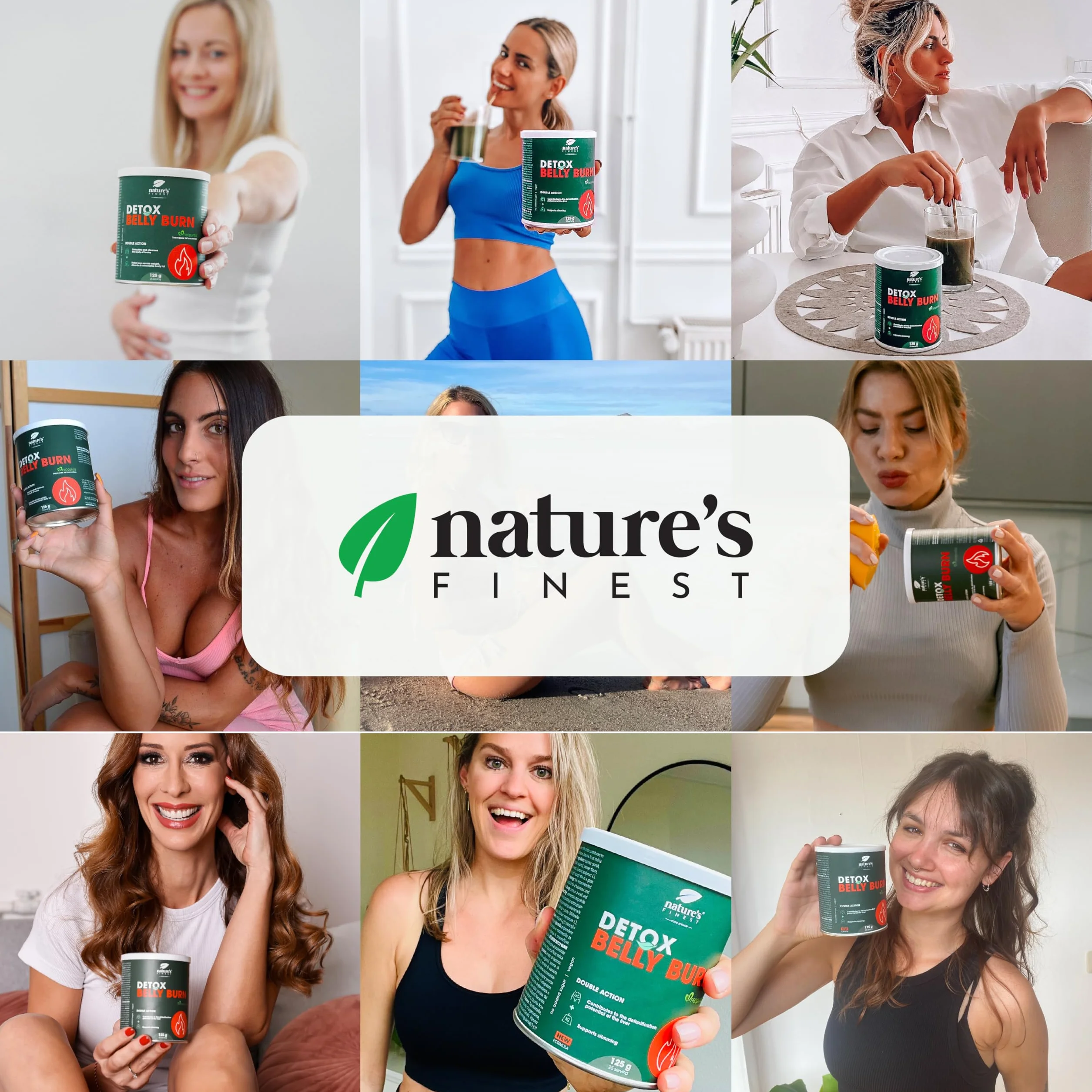 Nature’s Finest Detox Belly Burn Integratore Detox in Polvere 125 g