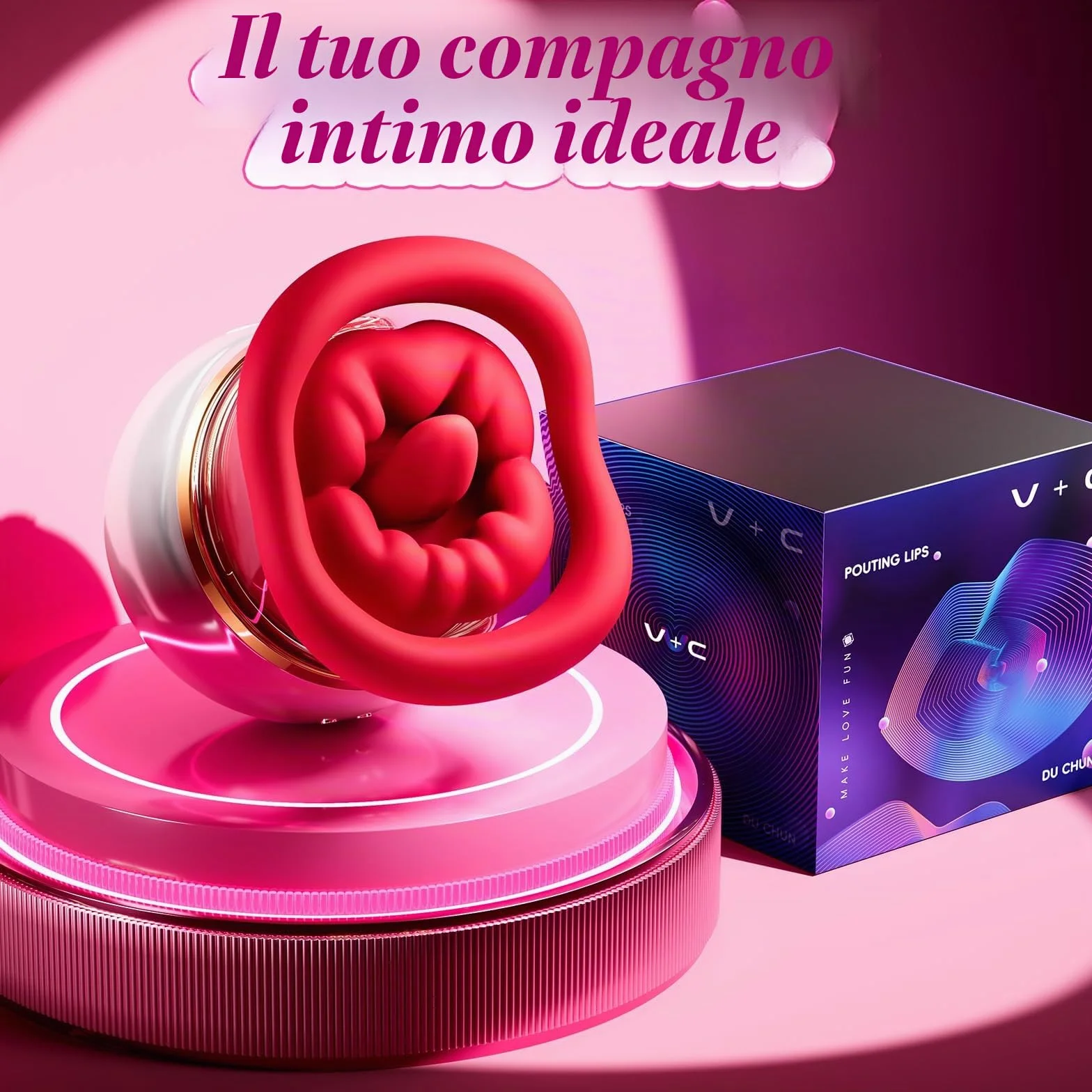 Vibrazione per le donne che succhiano il sesso giocattolo, set di vibratore 5 in 1 giocattolo sessuale per donne con LCD e 10 succhie, 10 leccate di lingua e 10 vibratori, vibratori per capezzoli