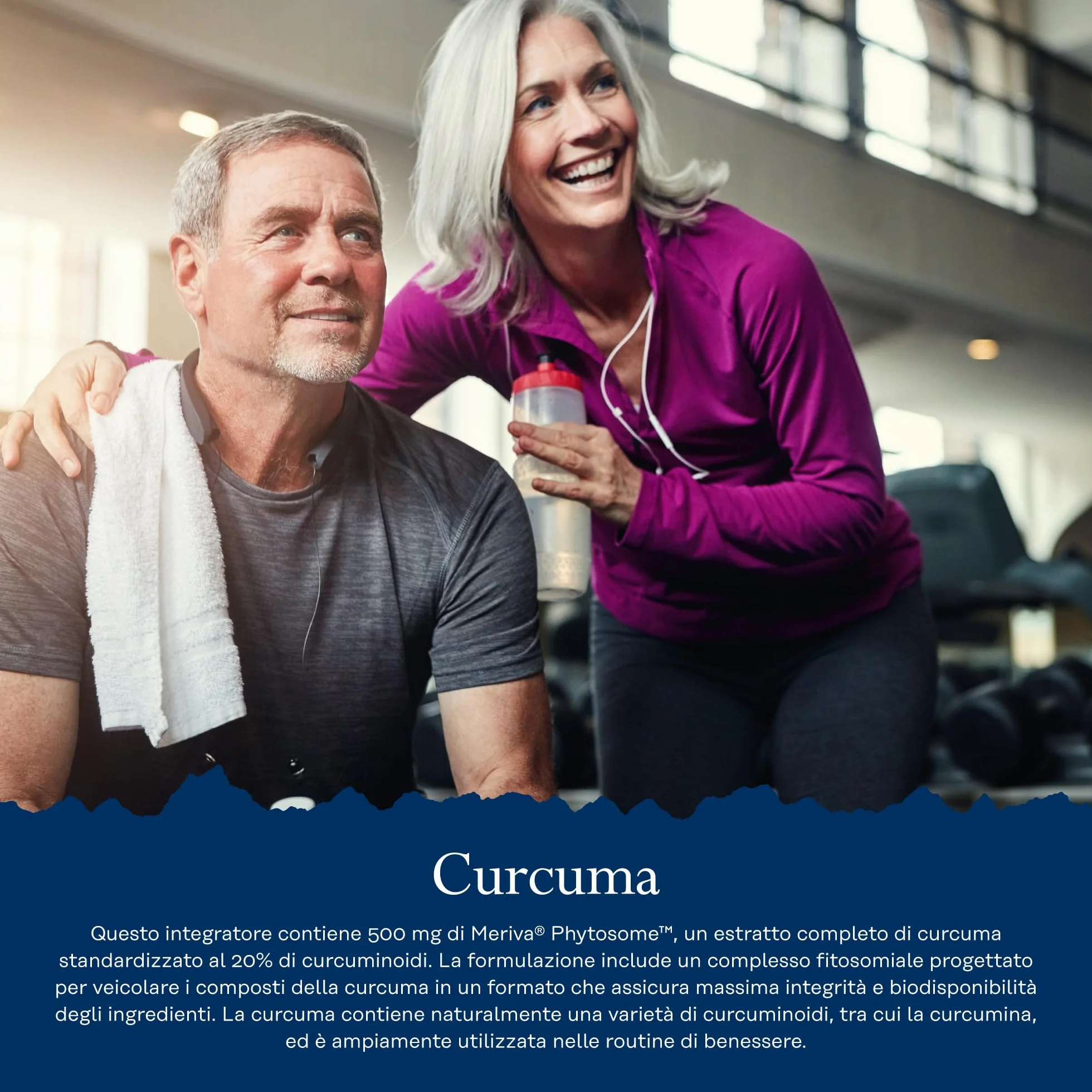 Solaray Curcumina Meriva® Fitosomiale 500mg 30 Capsule Vegane Biodisponibile