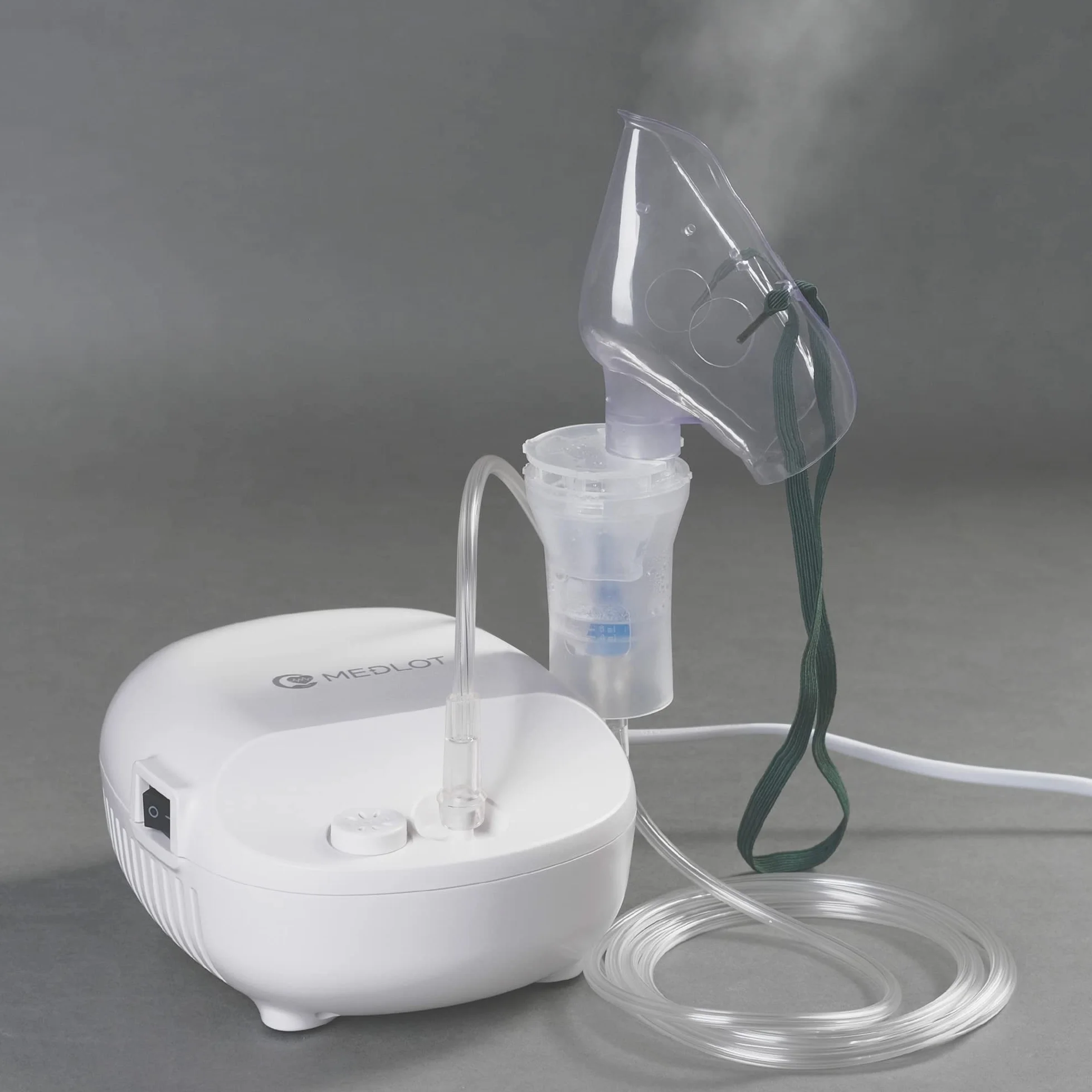 Aerosol portatile per Adulti e Bambini, Nebulizzatore con Compressore Inalatore con Doccia Nasale