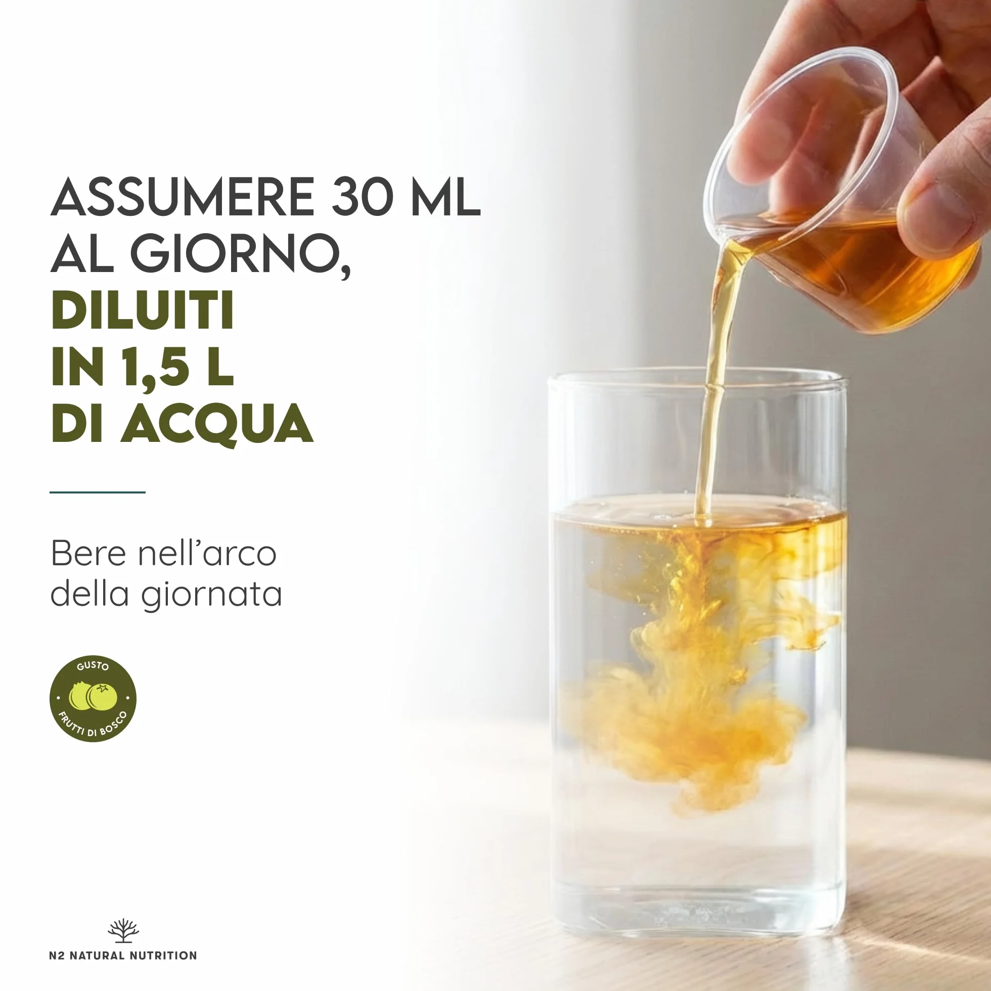 N2 Natural Nutrition DETOX Formula Liquida Tè Verde 500 ml