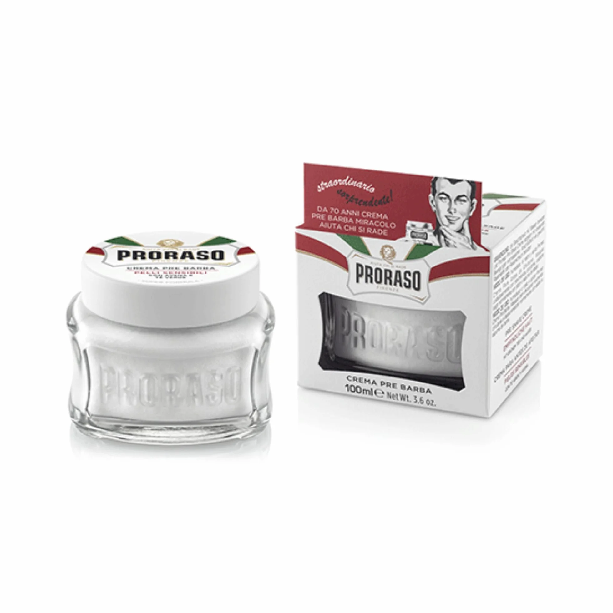 White Crema Pre Afeitado 100 Ml