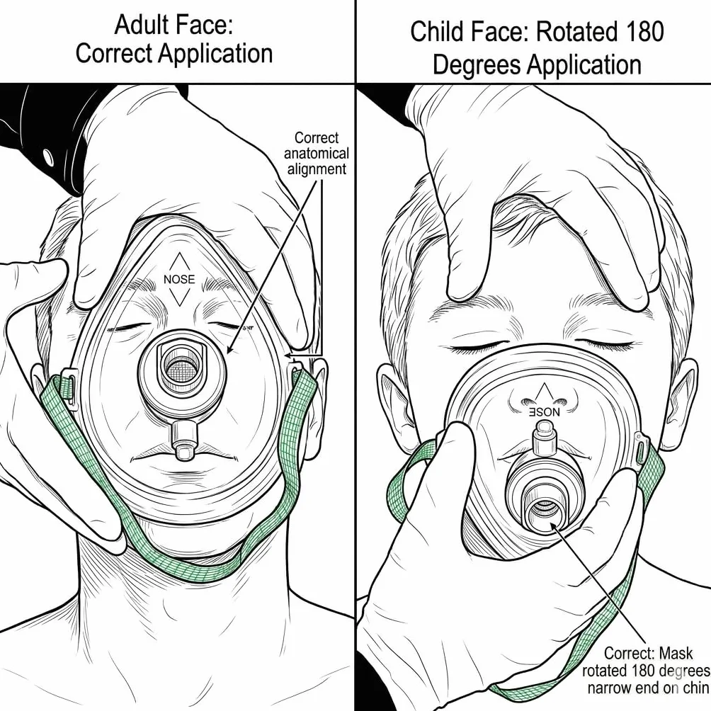 WNL Products CPR Rescue Mask Adult Child Infant Pocket Resuscitator Hard Case Kit Belt Clip