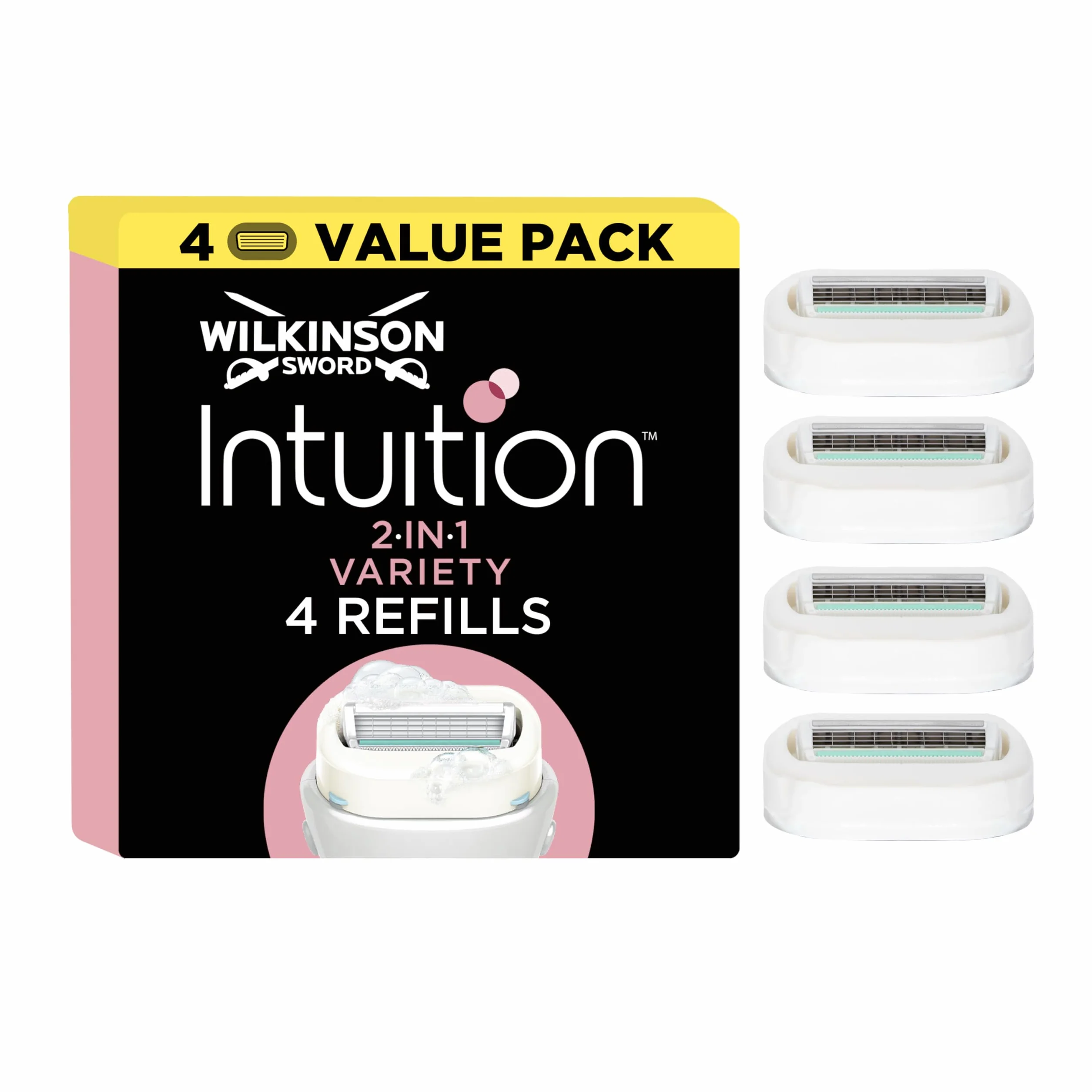 Wilkinson Sword Intuition Women's Razor with 4 Blades
