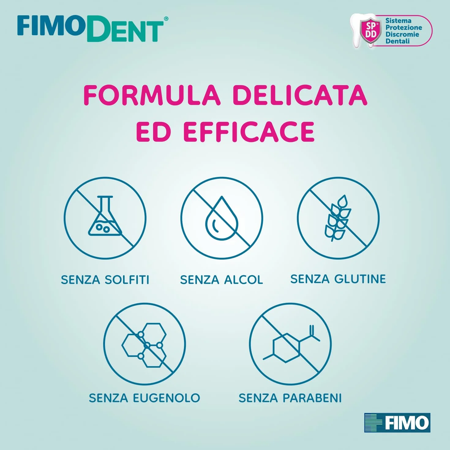 Fimodent Collutorio Clorexidina 0.20% con SPDD 200ml Trattamento antiplacca antibatterico