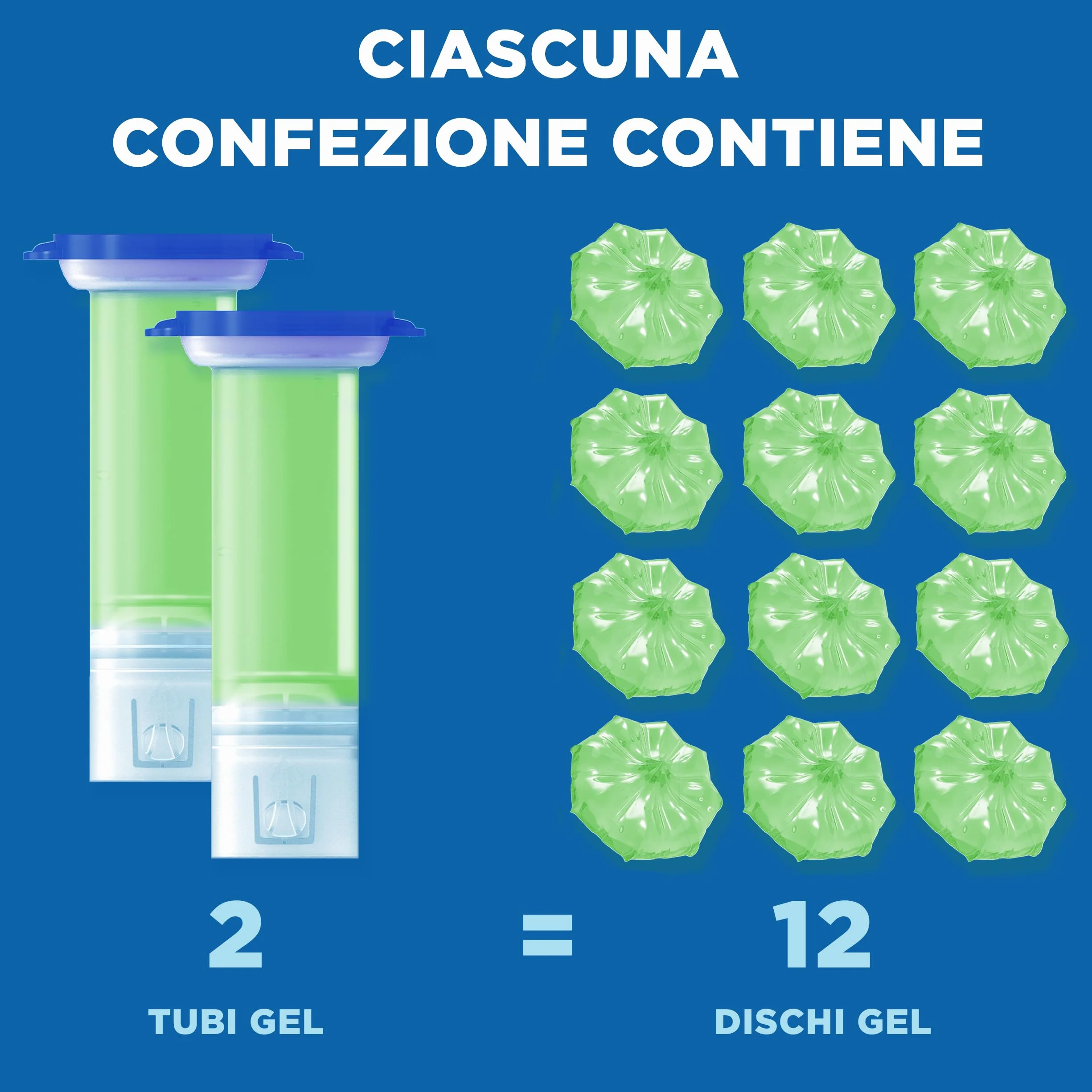 Duck Fresh Discs Dischi gel igienizzanti WC Fragranza Lime 6 Ricariche 36 Dischi