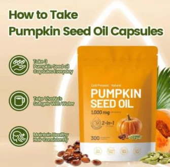 Saw Palmetto con semi di zucca, senza soia, senza latticini, senza OGM | Supporta i capelli