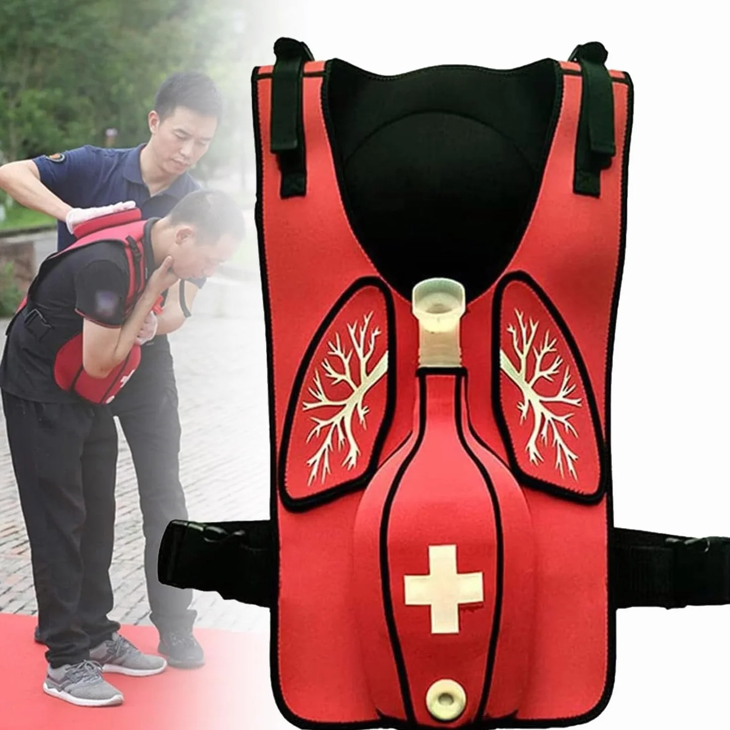 Heimlik Gilet Antisoffocamento per Addestramento Adult - Modello Formazione Pratica Primo Soccorso