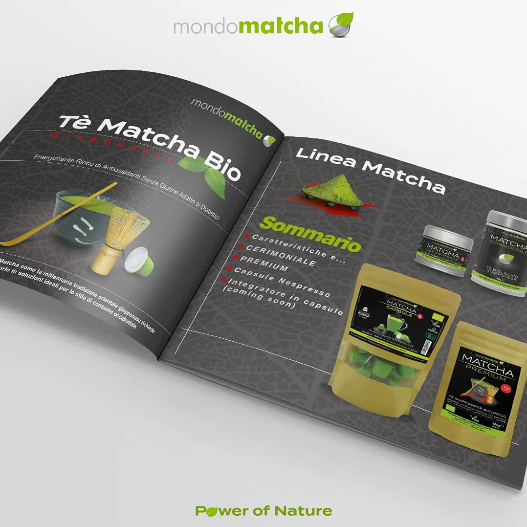 mondomatcha - Tè Verde Matcha Biologico Giapponese – 160 Capsule – Integratore 100% Vegano - Potente antiossidante - Puro e Naturale - Adatto a Vegani e Vegetariani - SENZA ADDITIVI